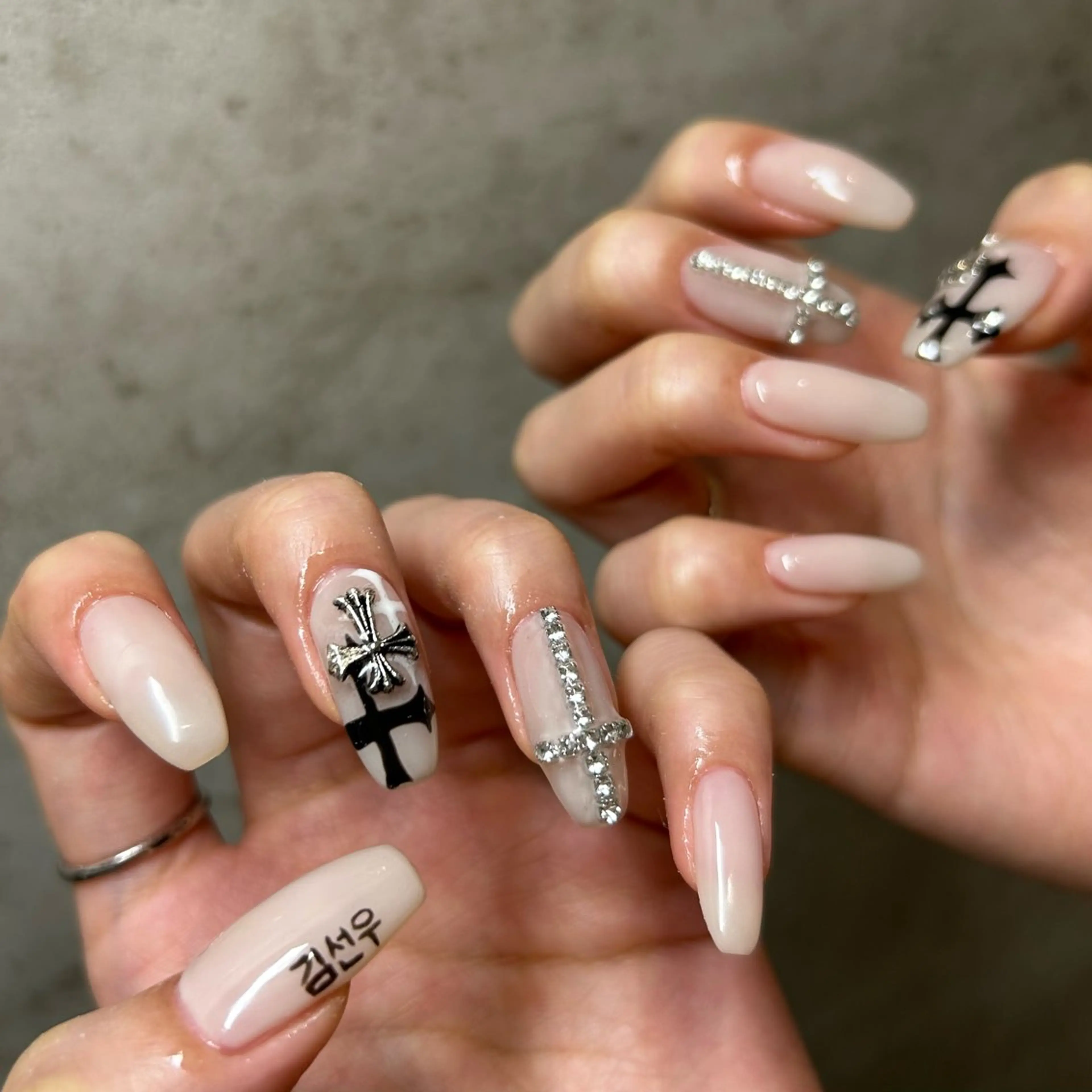 ネイル ハンドネイル junna のぞいてねのネイルデザイン