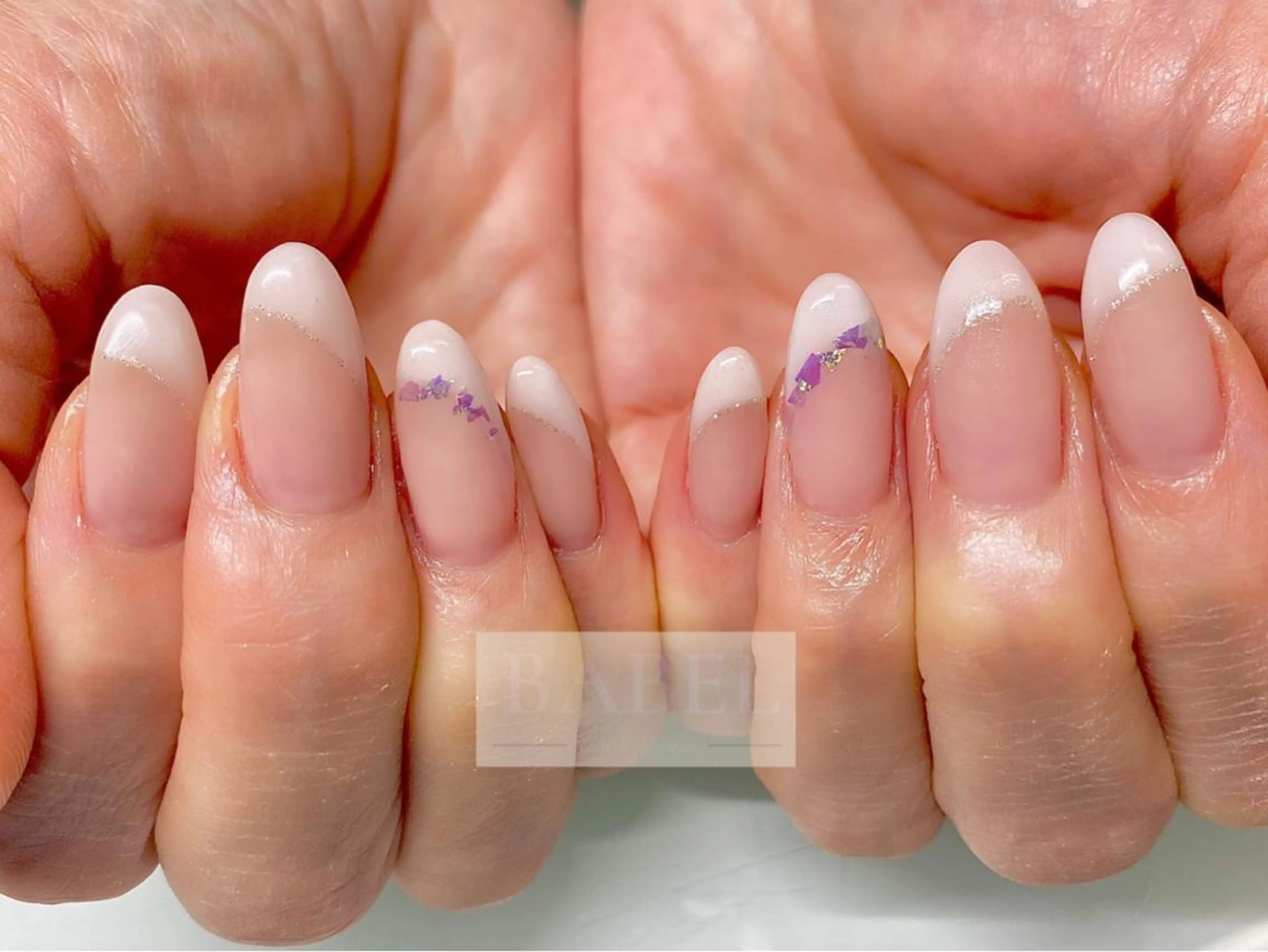 ネイル アートネイル ジェルネイル オフィスネイル ショートネイル ハンドネイル BABELバベル所属・江戸川橋✨BABEL 【バベル】大人可愛いのネイルデザイン