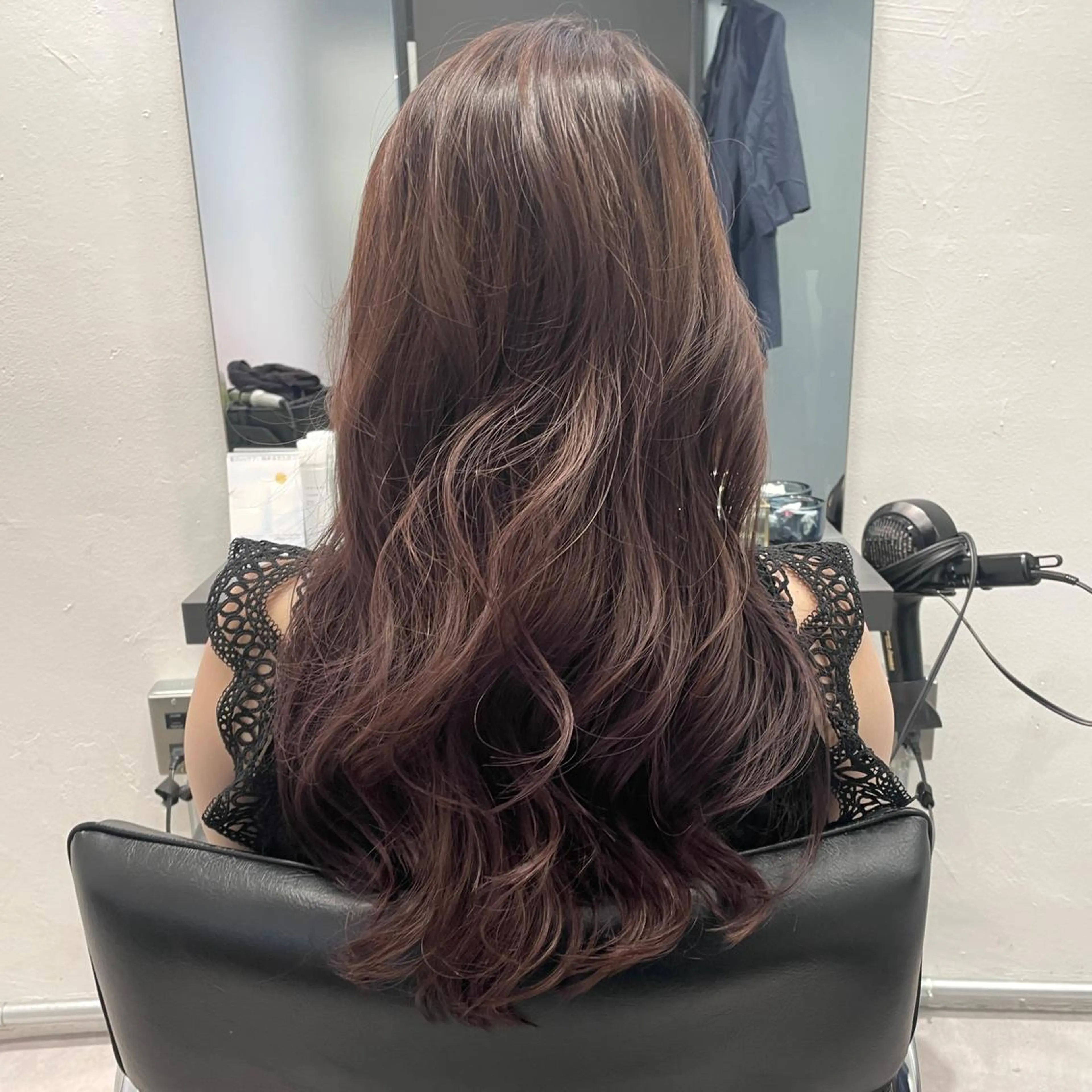 ロング カラー ハイライトカラー ハイライト ヘアカラー トリートメント DX SHARE SALON所属・matka白髪ぼかし 大人ヘア/KEIKOのヘアスタイル