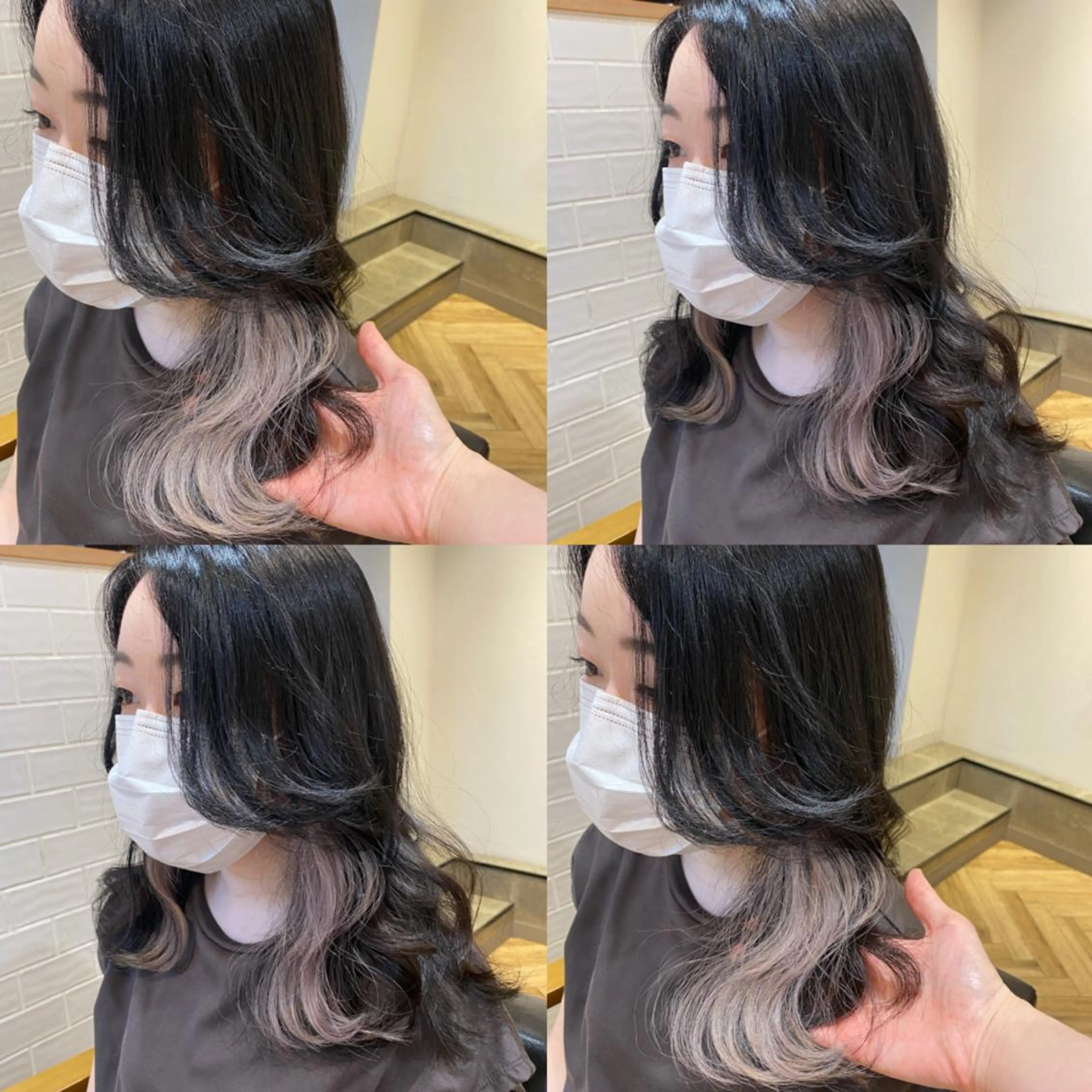 ロング カラー 艶カラー/韓国顔周り 🎀mamiのヘアスタイル