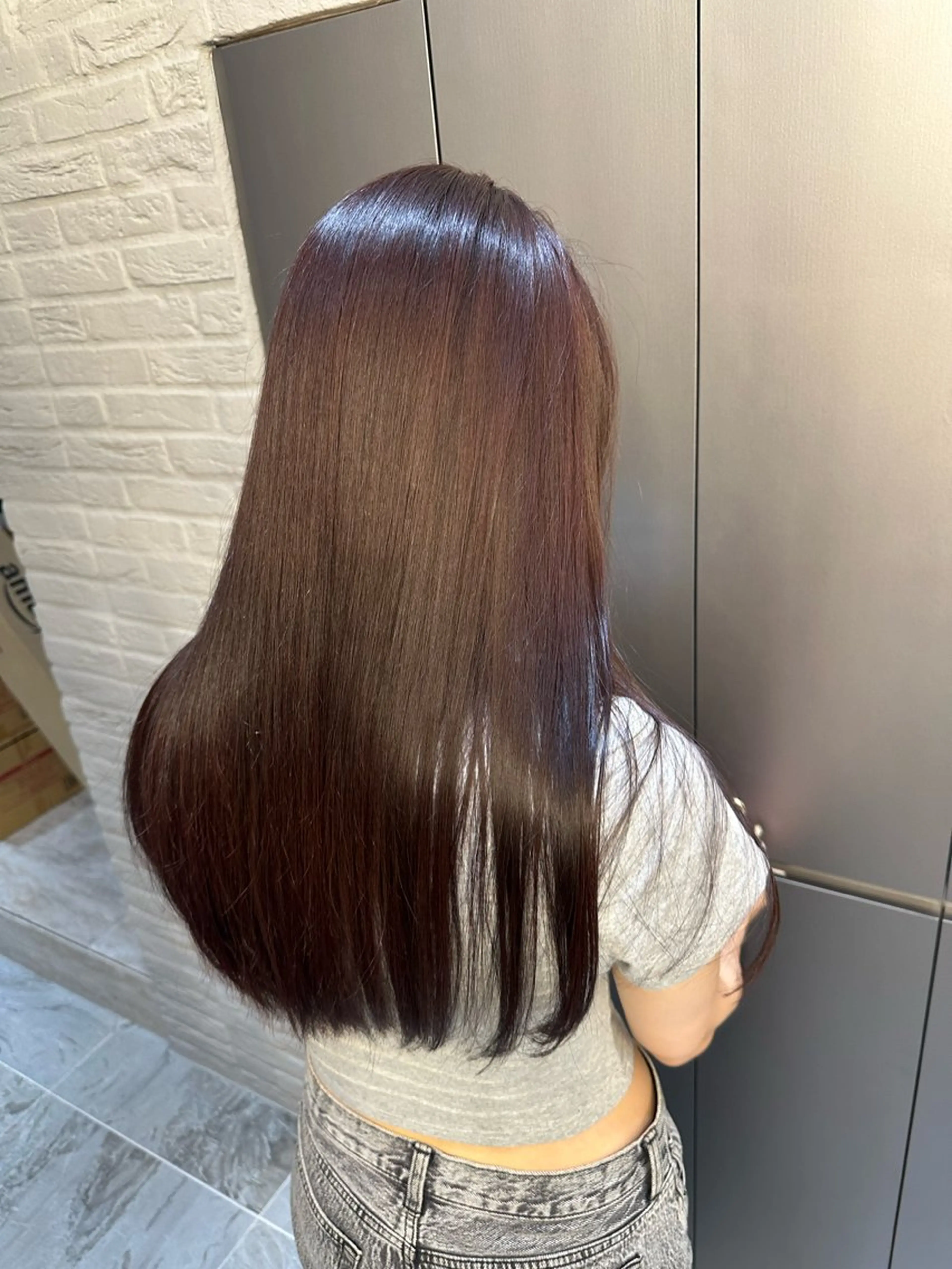 カット＋髪質改善縮毛矯正＋ULTOWAトリートメント＋マイクロバブルの写真