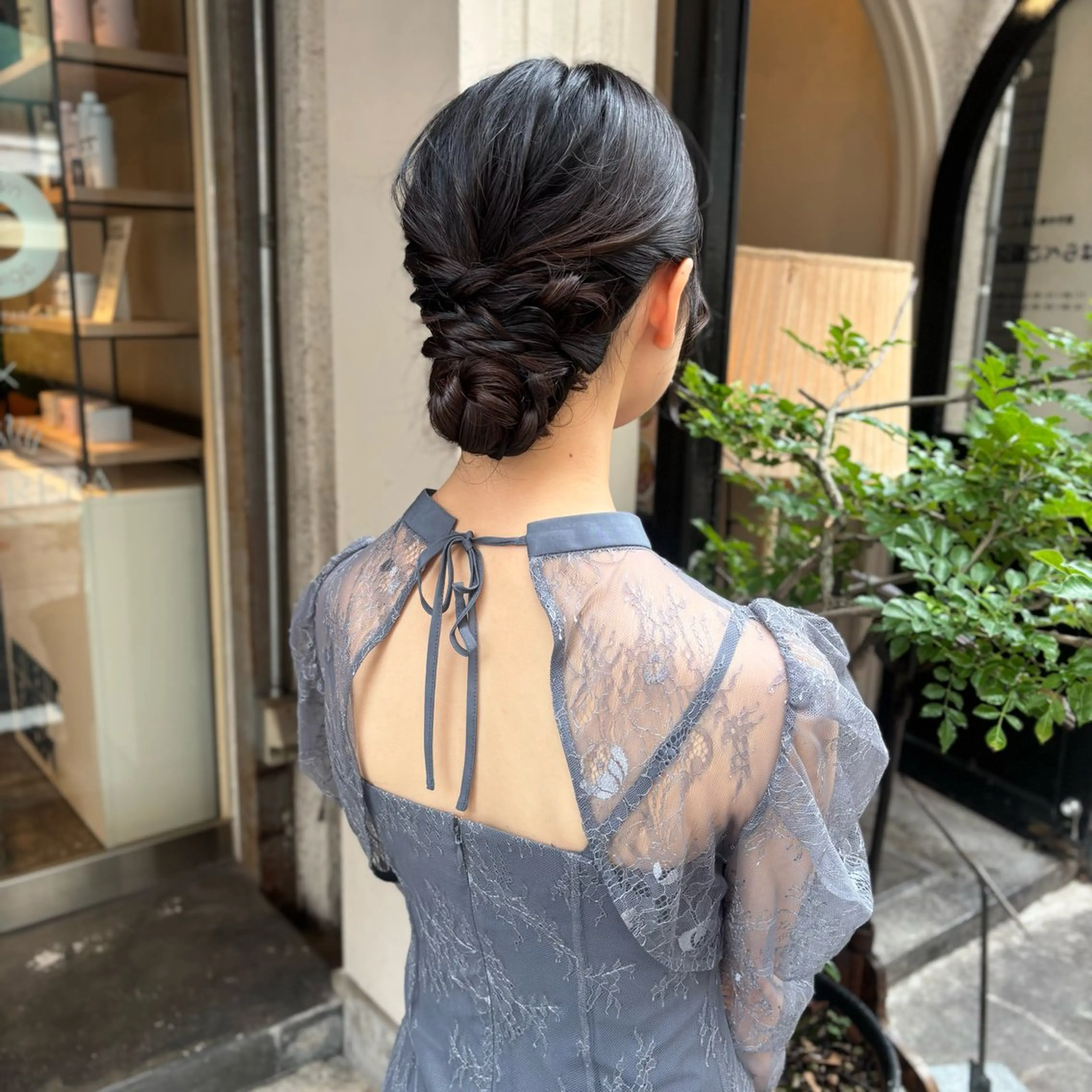 ヘアアレンジ 髪飾り ヘアセット 芦刈 咲来のヘアスタイル