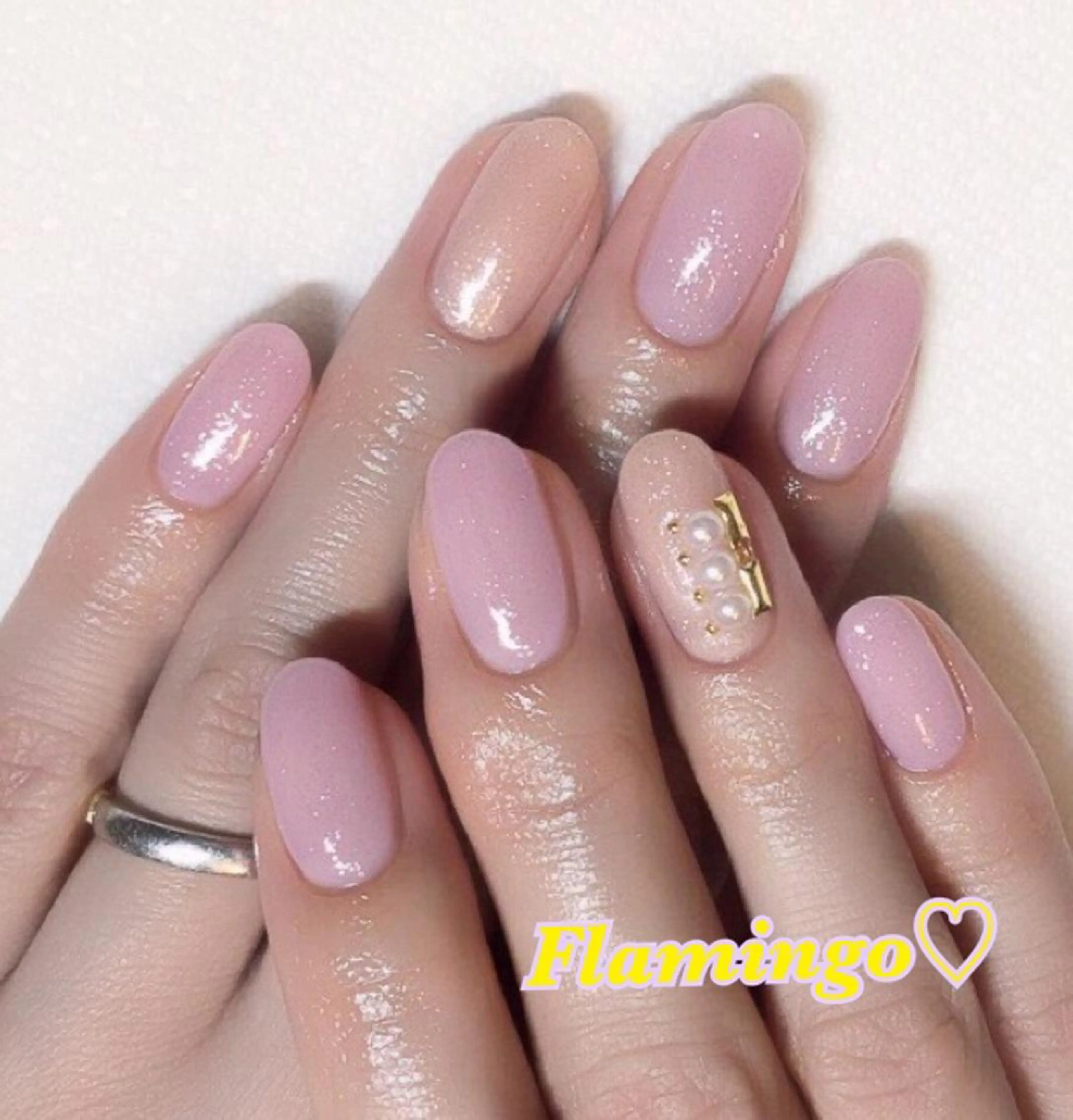 ネイル アートネイル 浮きにくいフィルイン ｜上品シンプルネイルのネイルデザイン