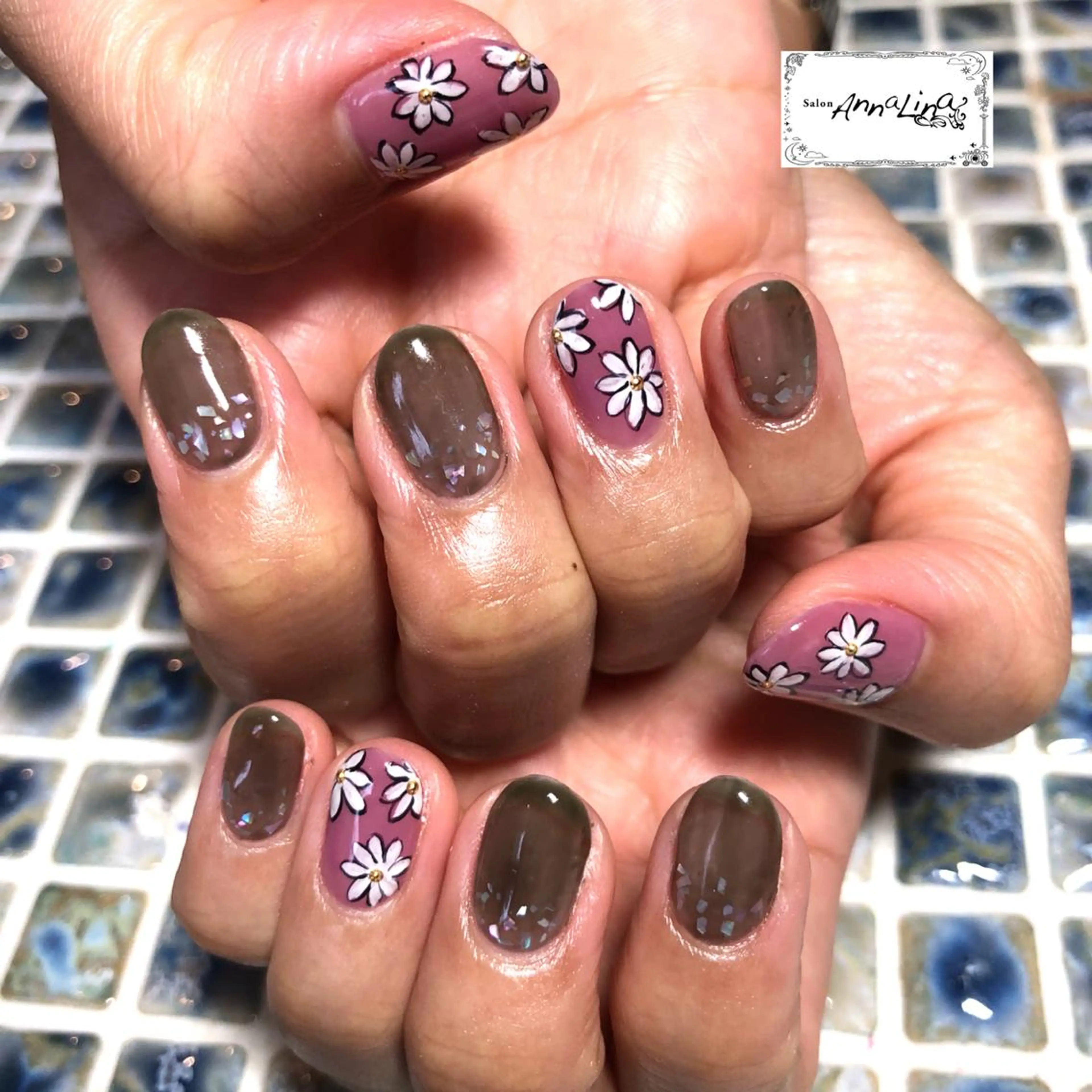 ネイル フラワーネイル ハンドネイル アトリエ UNICOのネイルデザイン