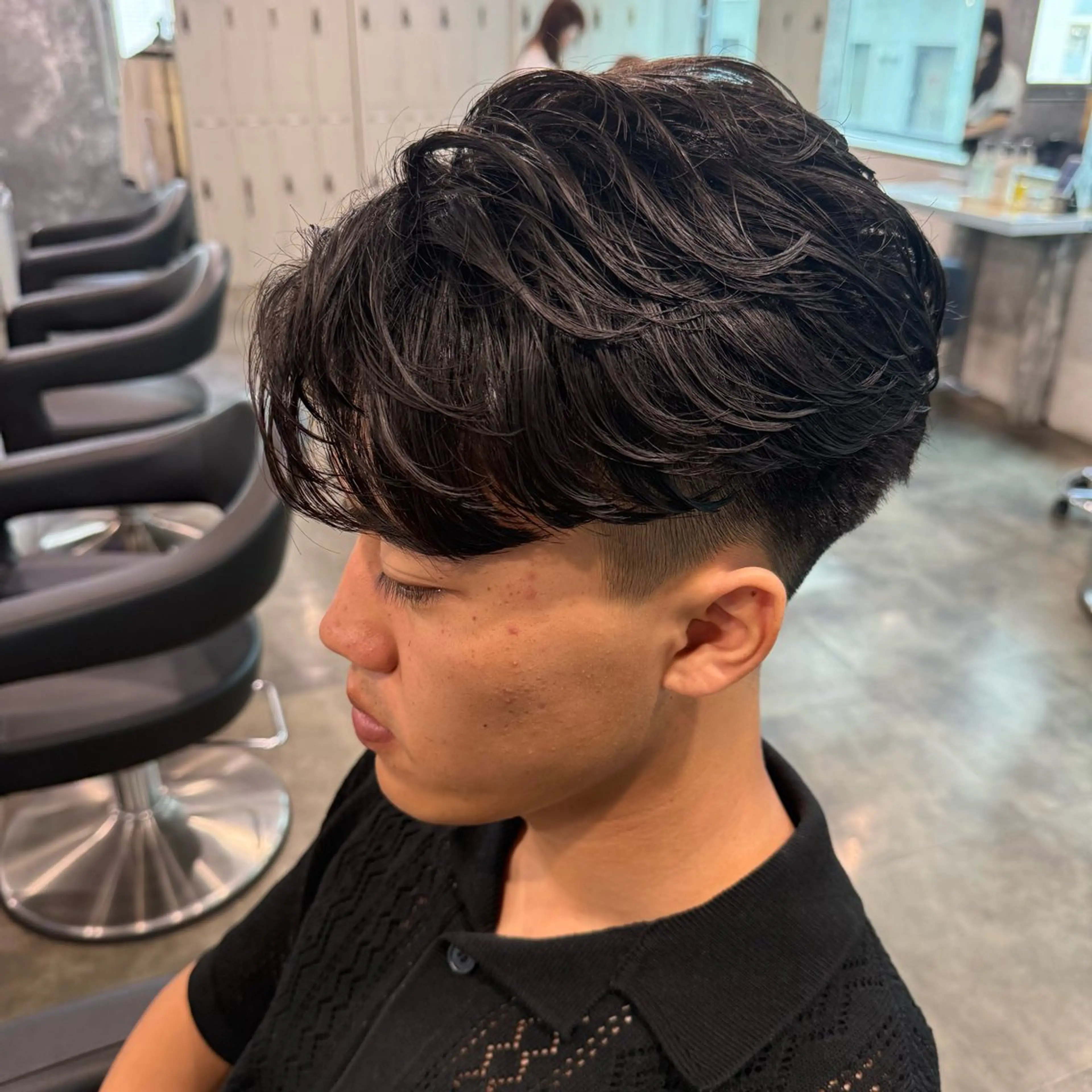 ショート カラー パーマ ヘアアレンジ メンズ キッズ 🔷横浜1のパーマ 職人🔷将太郎のヘアスタイル