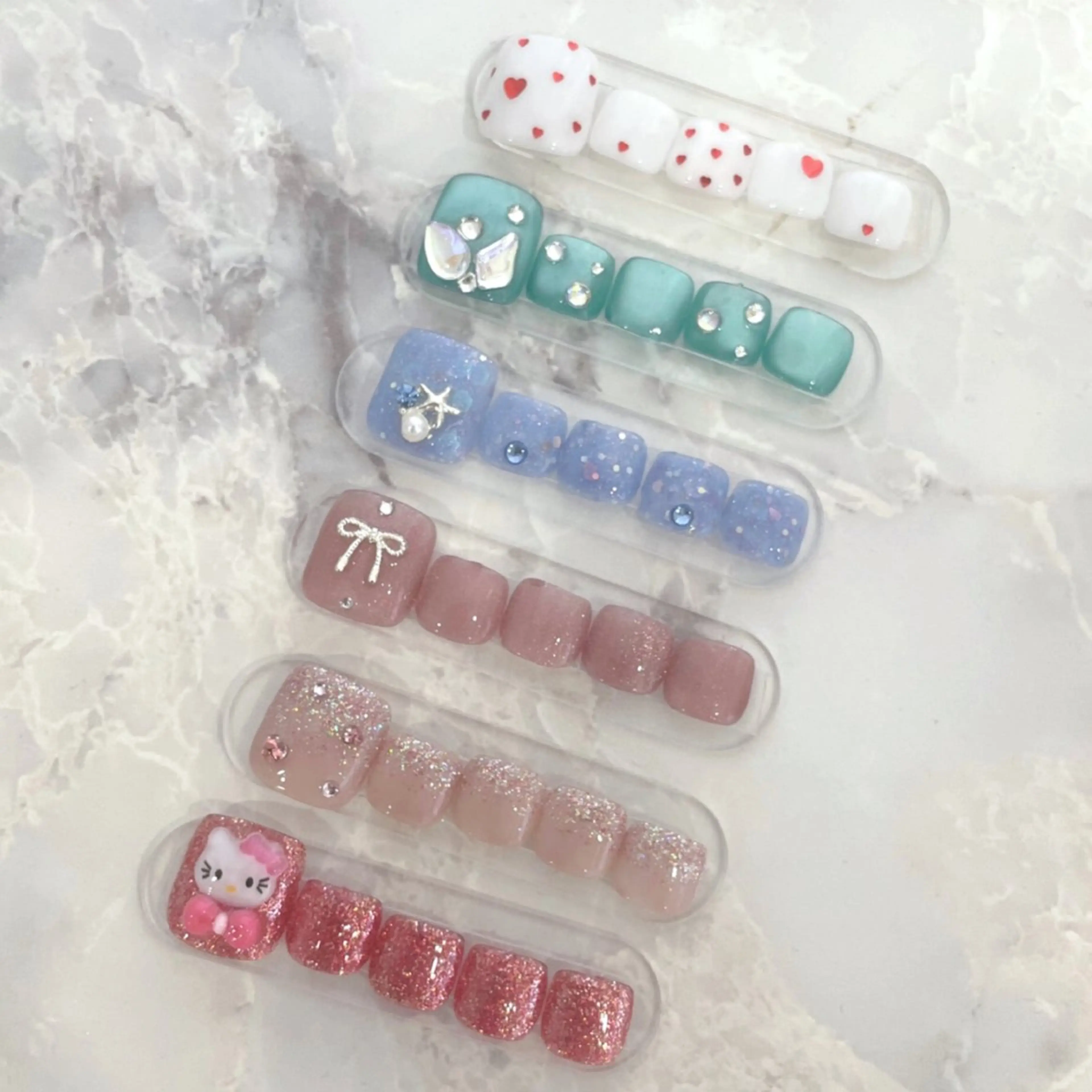 ネイル アートネイル フットネイル Angelgarden nail&eye 青山店所属・𝐚 𝐤 𝐢のネイルデザイン