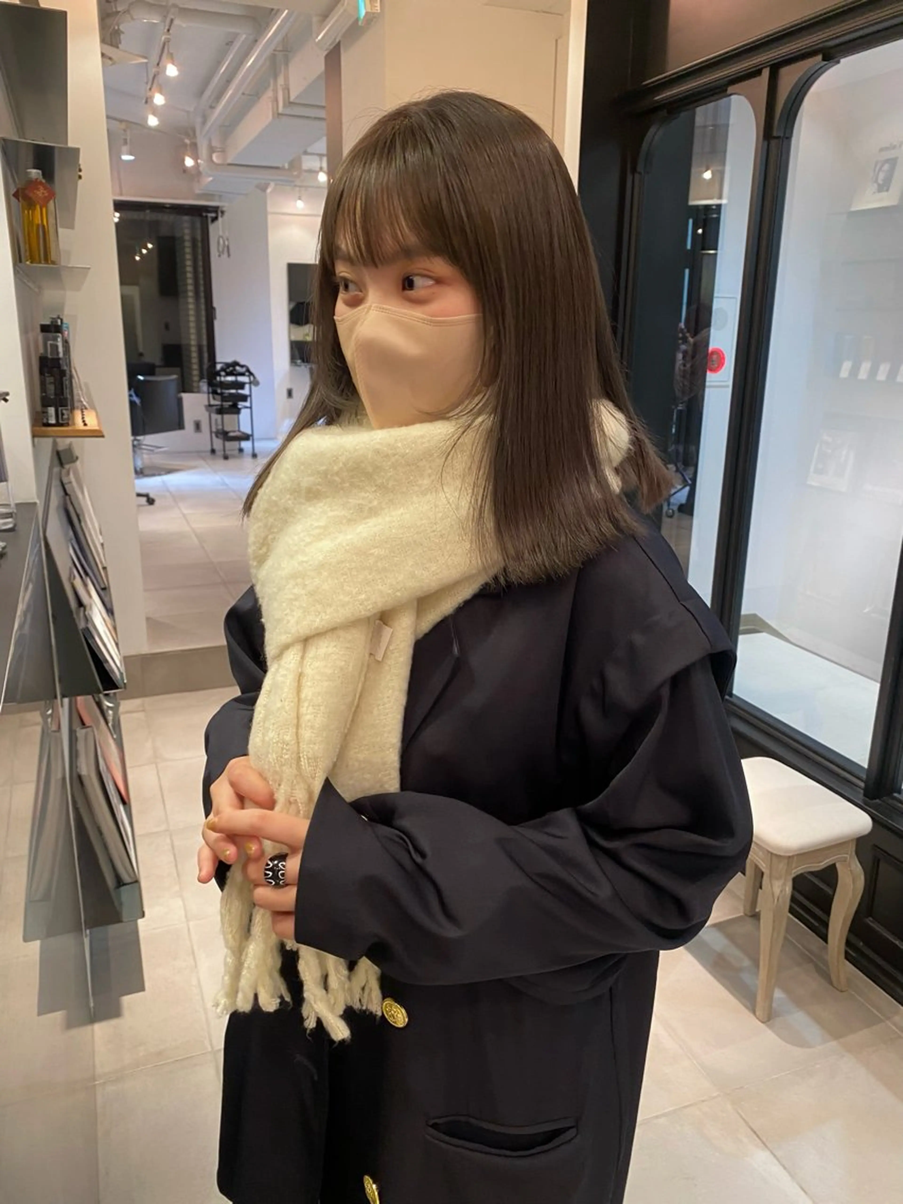 ミディアム カラー カット ヘアカラー riria/ボブ /ブラウンカラー🎀のヘアスタイル