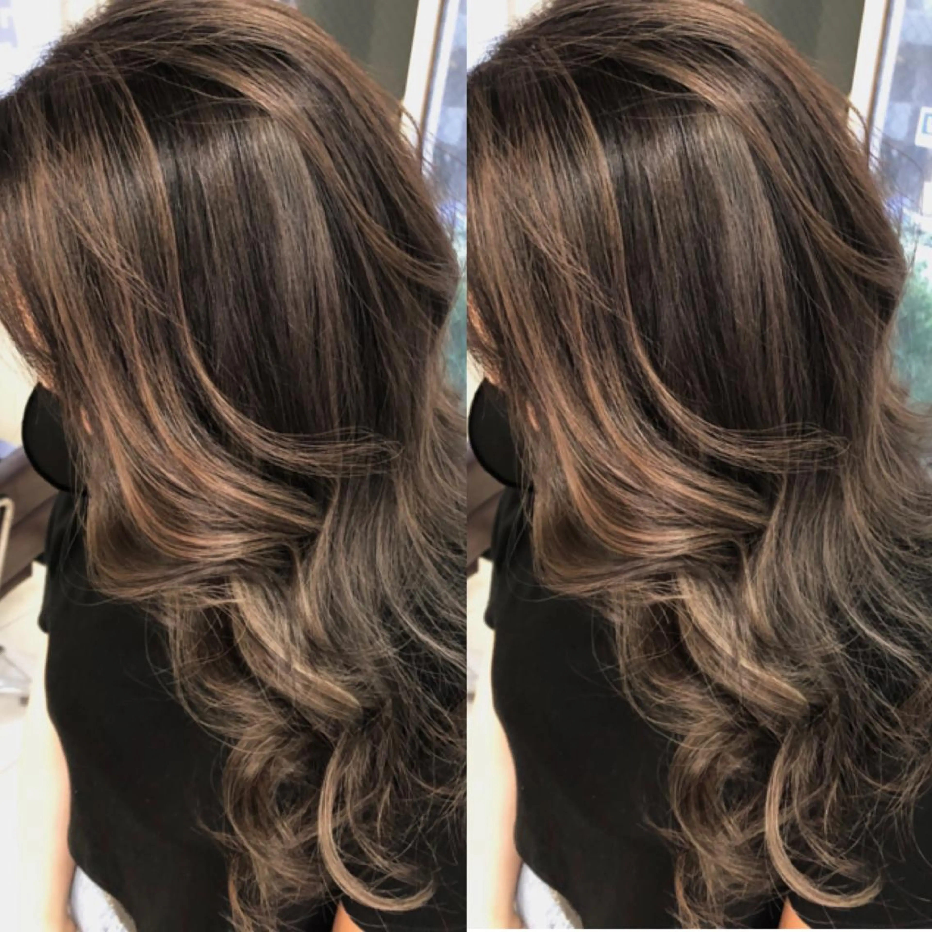 ロング カラー シールエクステ特化 ハイトーン、NANAのヘアスタイル