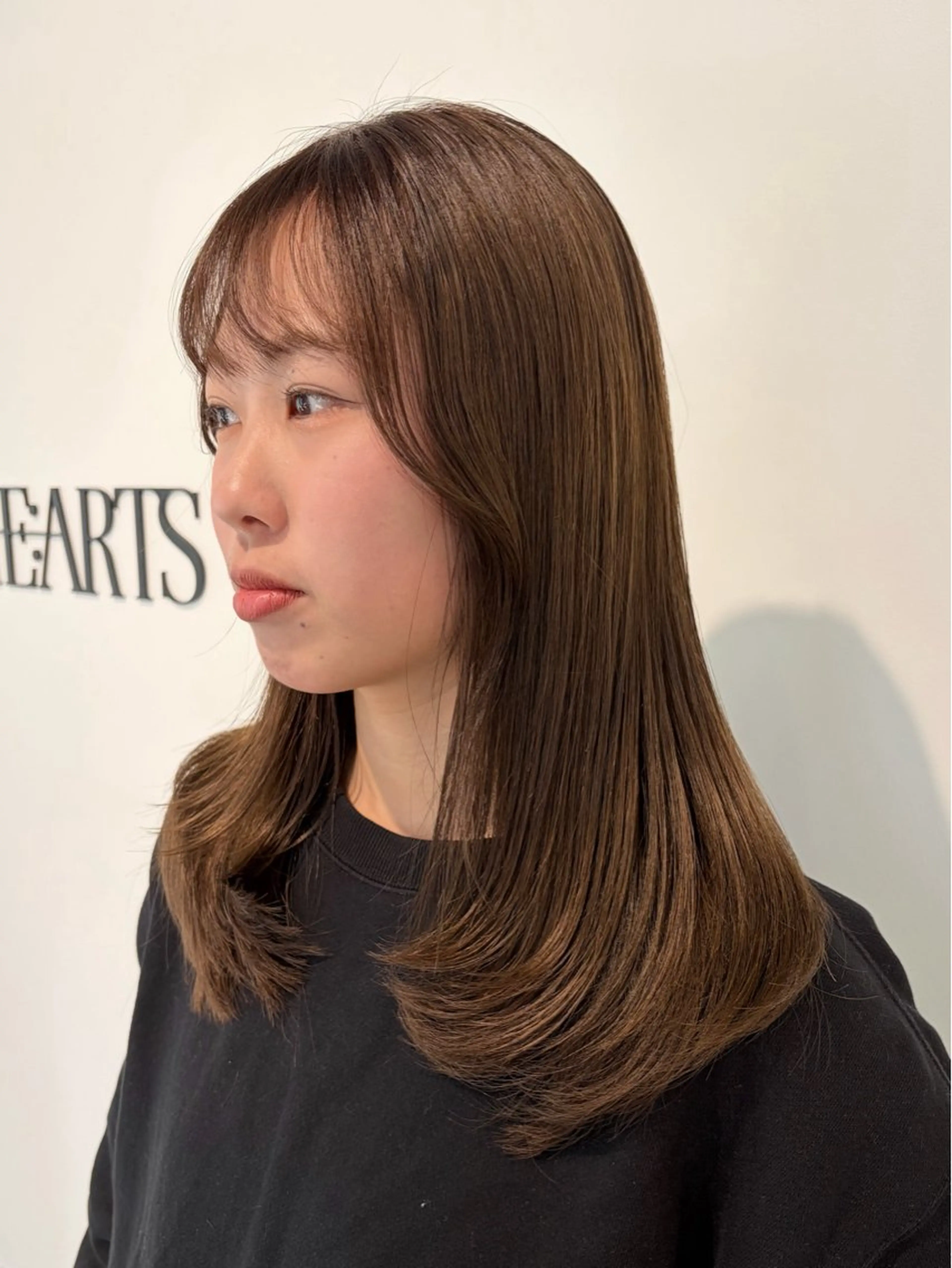 ロング カラー ベージュカラー ブリーチ ブラウンカラー 透明感カラー ダブルカラー カット ヘアカラー 梅田/韓国スタイル/ 髪質改善/雅のヘアスタイル