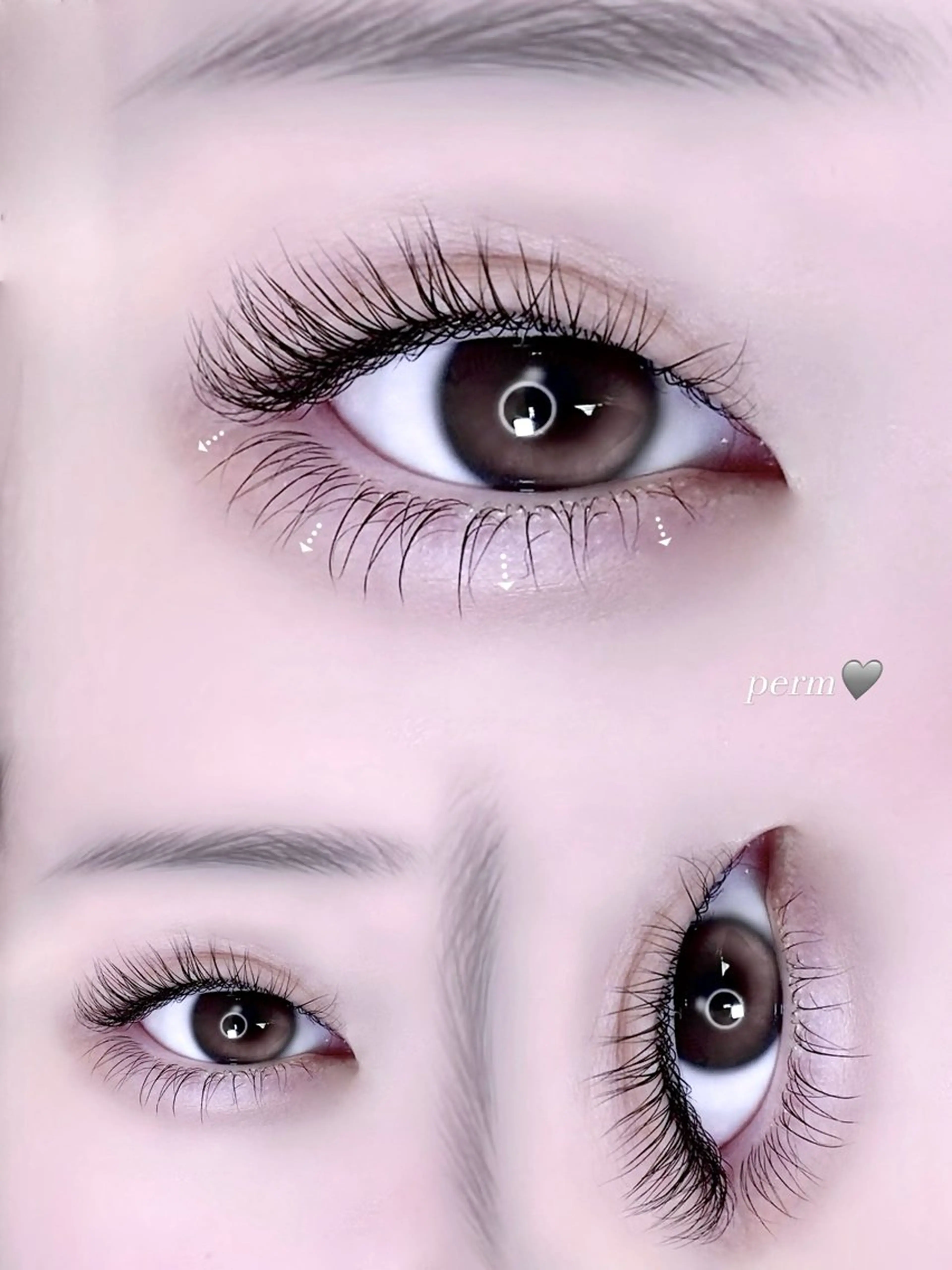 下まつげパーマモデル🫧0円の写真