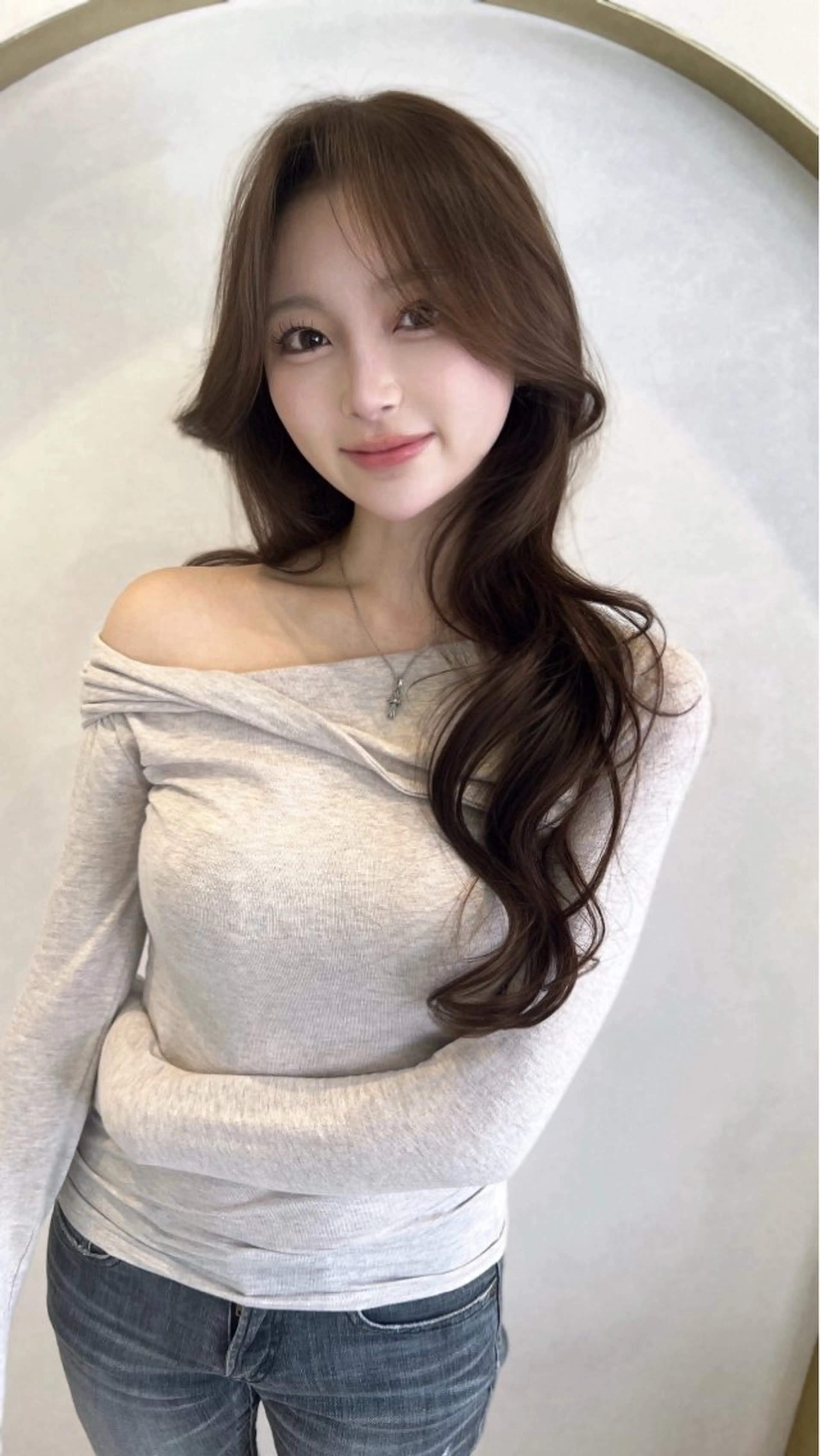 ロング 小田裕也 チャンモリパーマのヘアスタイル