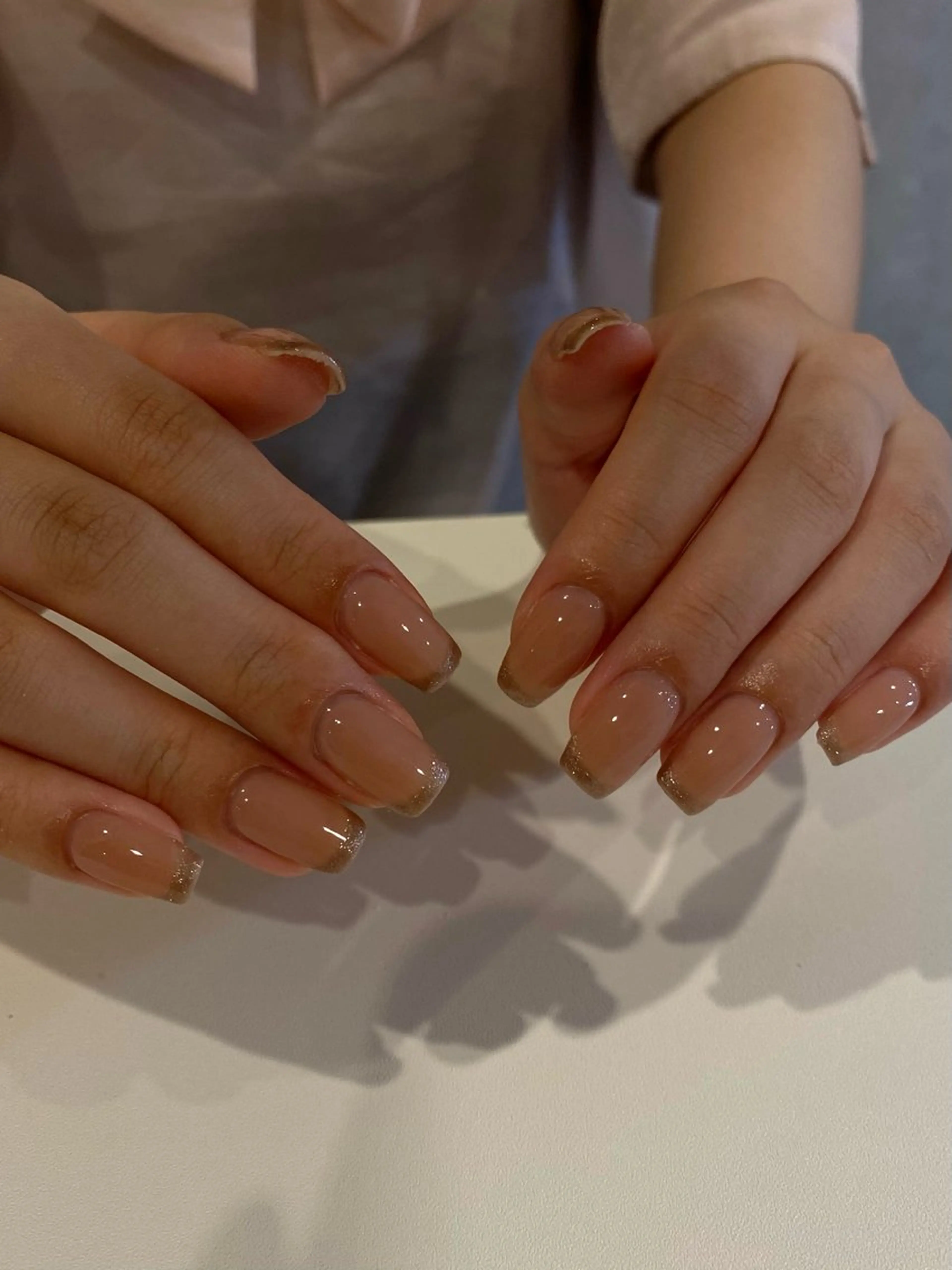 ネイル フレンチネイル ハンドネイル odette Mikiのネイルデザイン