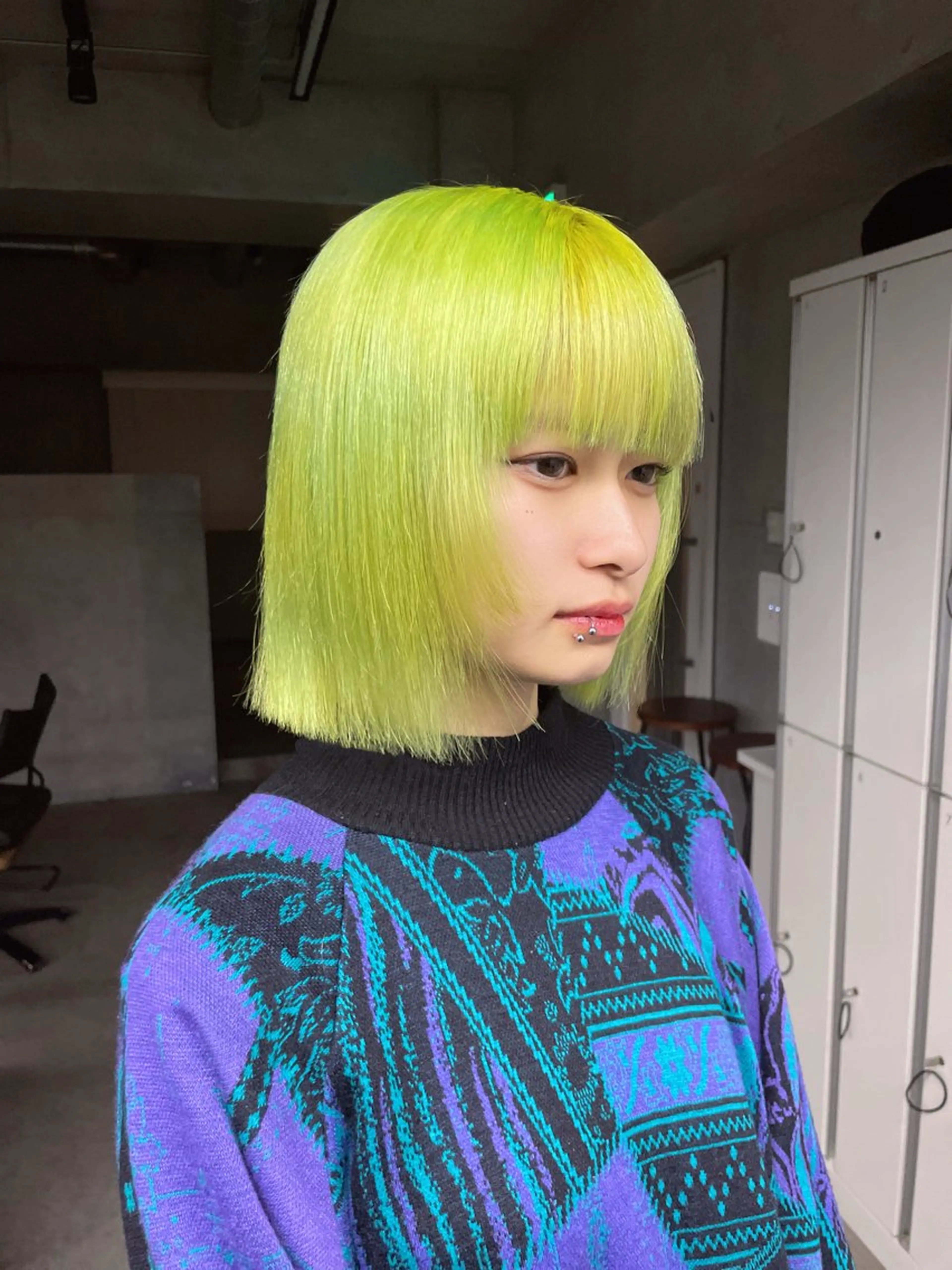 ショート カラー ヘアカラー 韓国レイヤー/透明感 /髪質改善/アジキのヘアスタイル