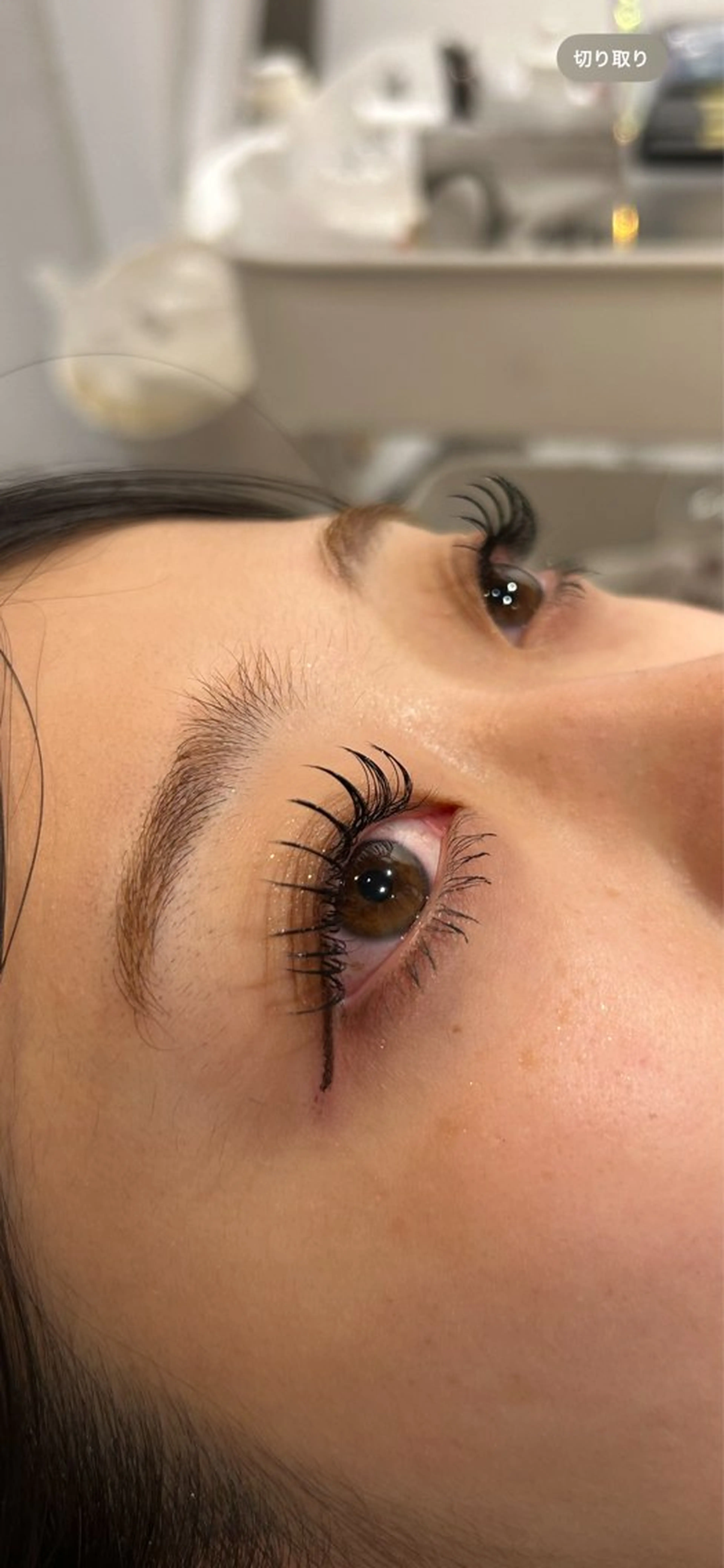 【限定価格‼️】マツエク160本❁﻿束感コーティング仕上げ付き♡の写真