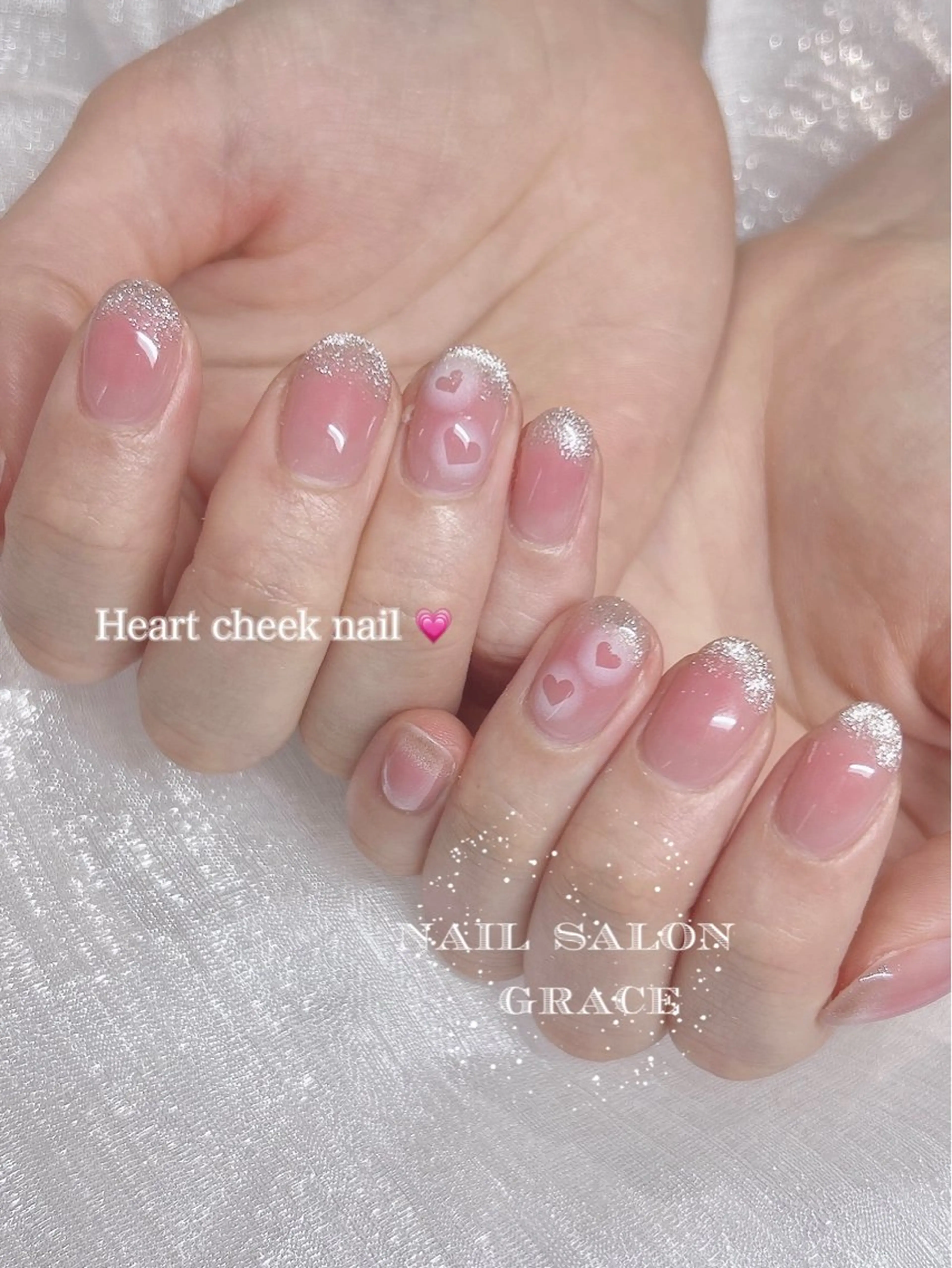 ネイル チークネイル マグネットネイル ハンドネイル nailsalon GRACE所属・GRACE nailのネイルデザイン