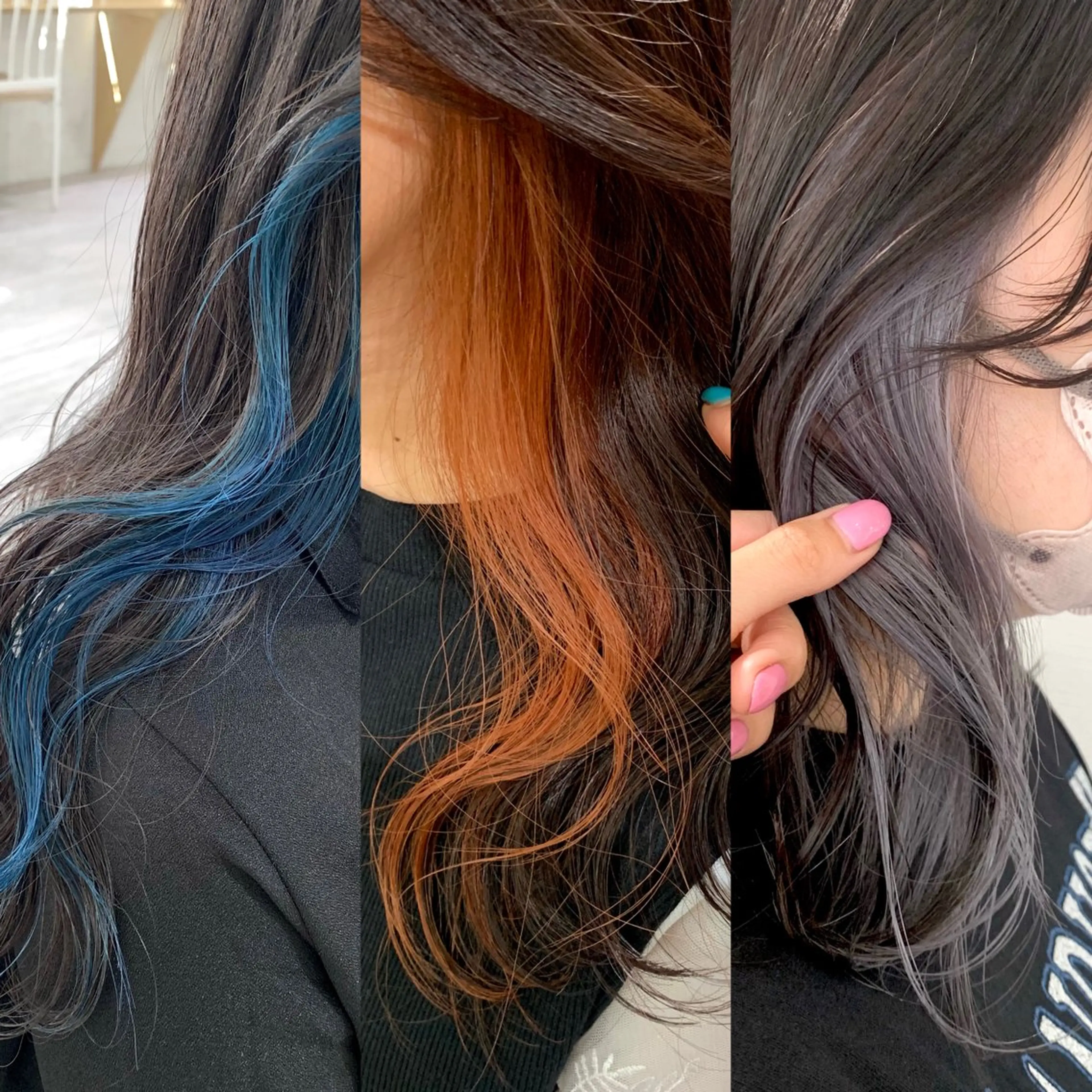 ロング カット ヘアカラー トリートメント ツヤカラー🤍 ARISAのヘアスタイル