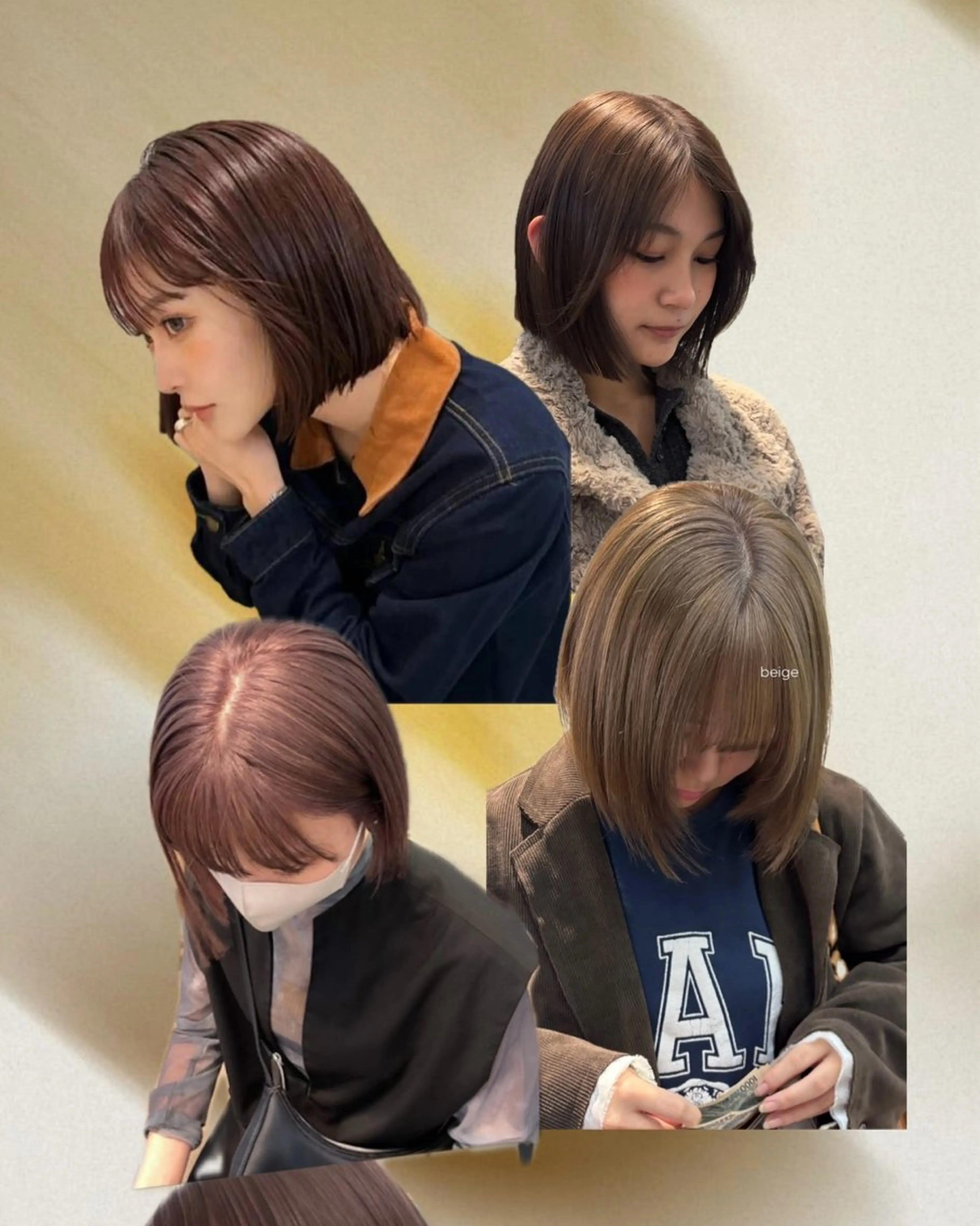 ショート カット miyu 透明感カラー/パーマのヘアスタイル