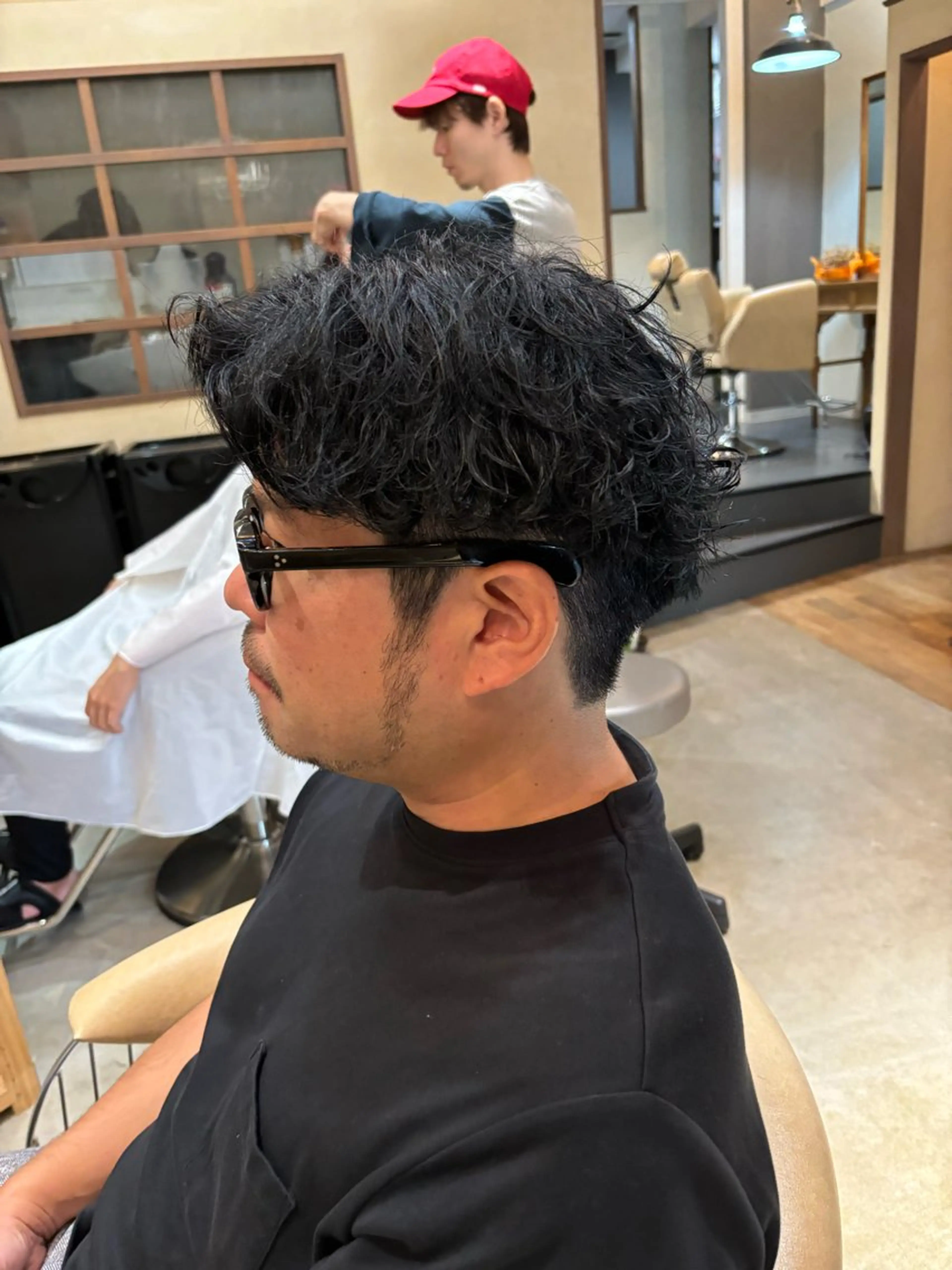 ショート メンズ カット パーマ 鹿児島 TSUBASAのヘアスタイル