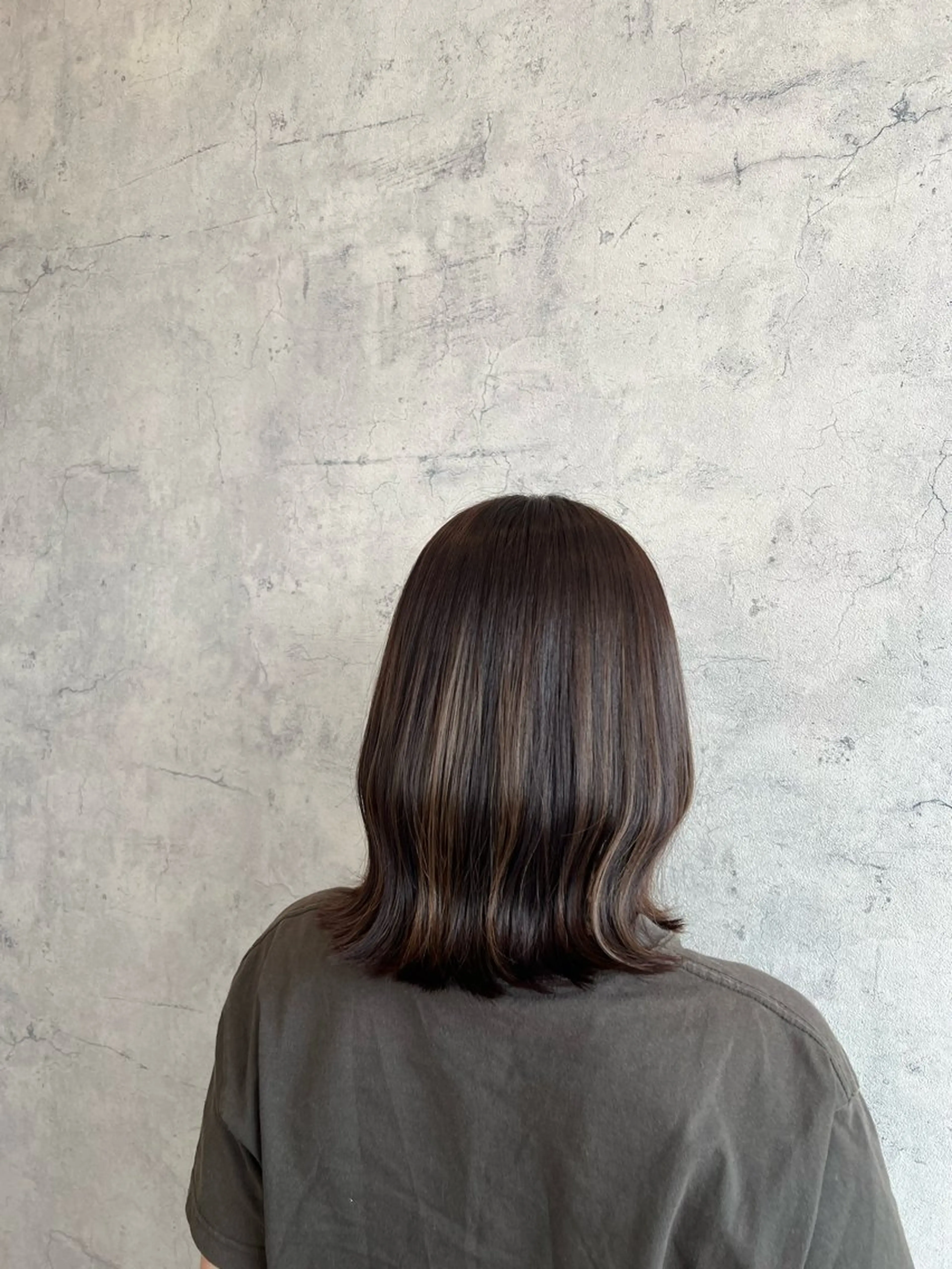 ミディアム ボブ 外ハネヘア Mana Hair 倉敷店所属・【Manahair】 みくるのヘアスタイル