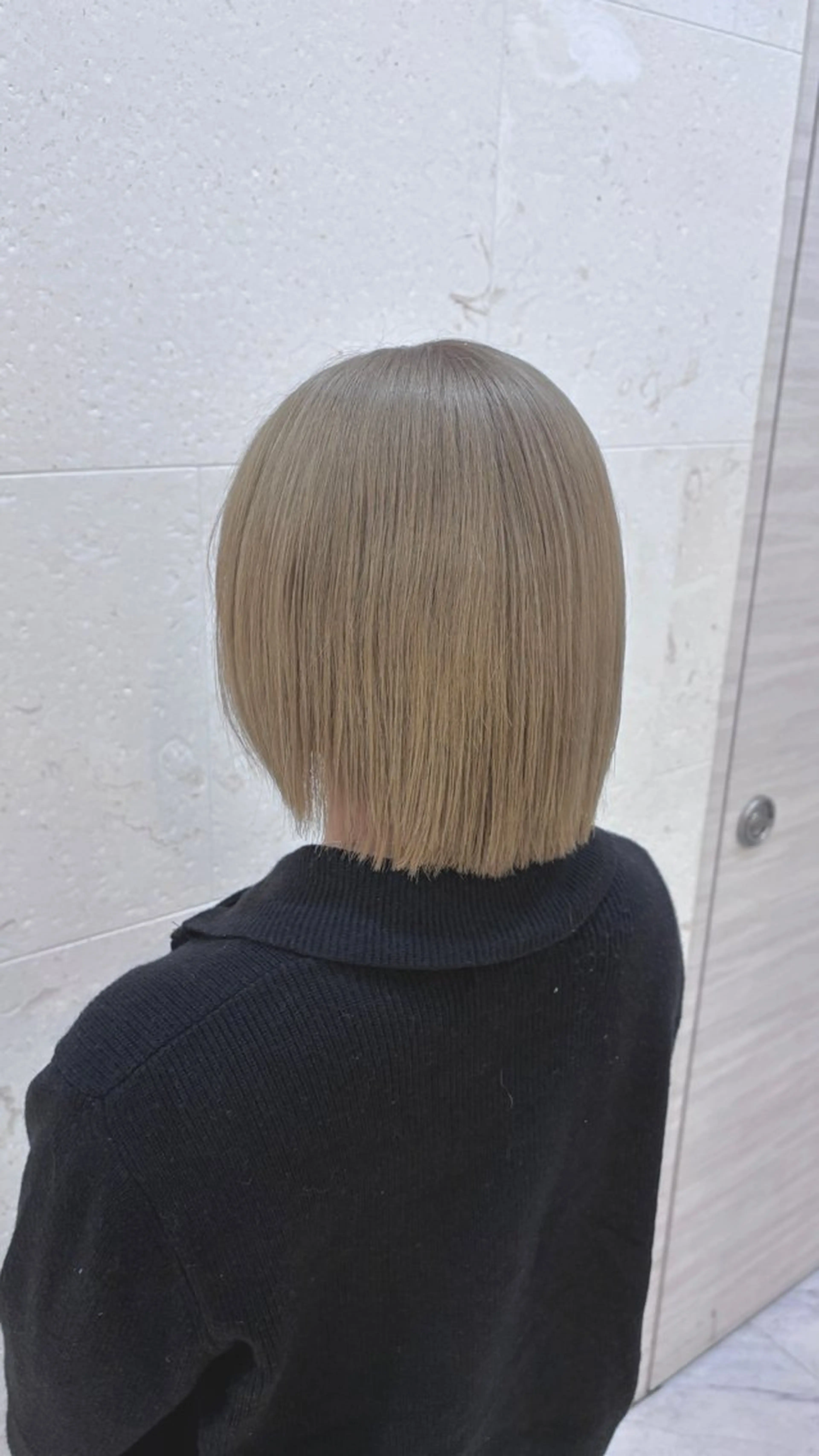 カラー ベージュカラー ブリーチ ミルクティーベージュ カット ヘアカラー トリートメント 🫧Shanti🫧 ばんだいのヘアスタイル