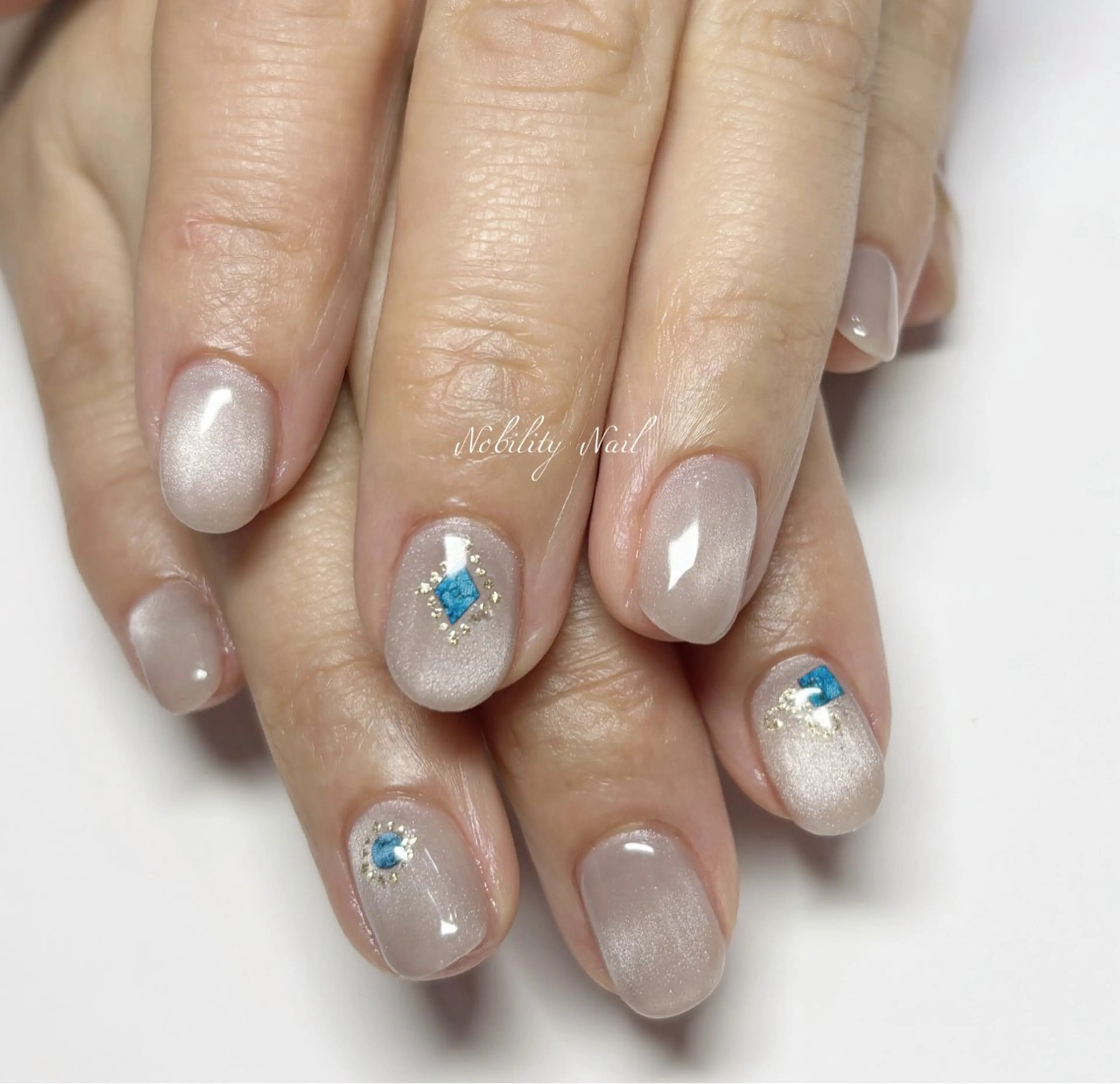 ネイル ジェルネイル マグネットネイル ネイルサロンNobilityNail所属・風口 麻由子のネイルデザイン