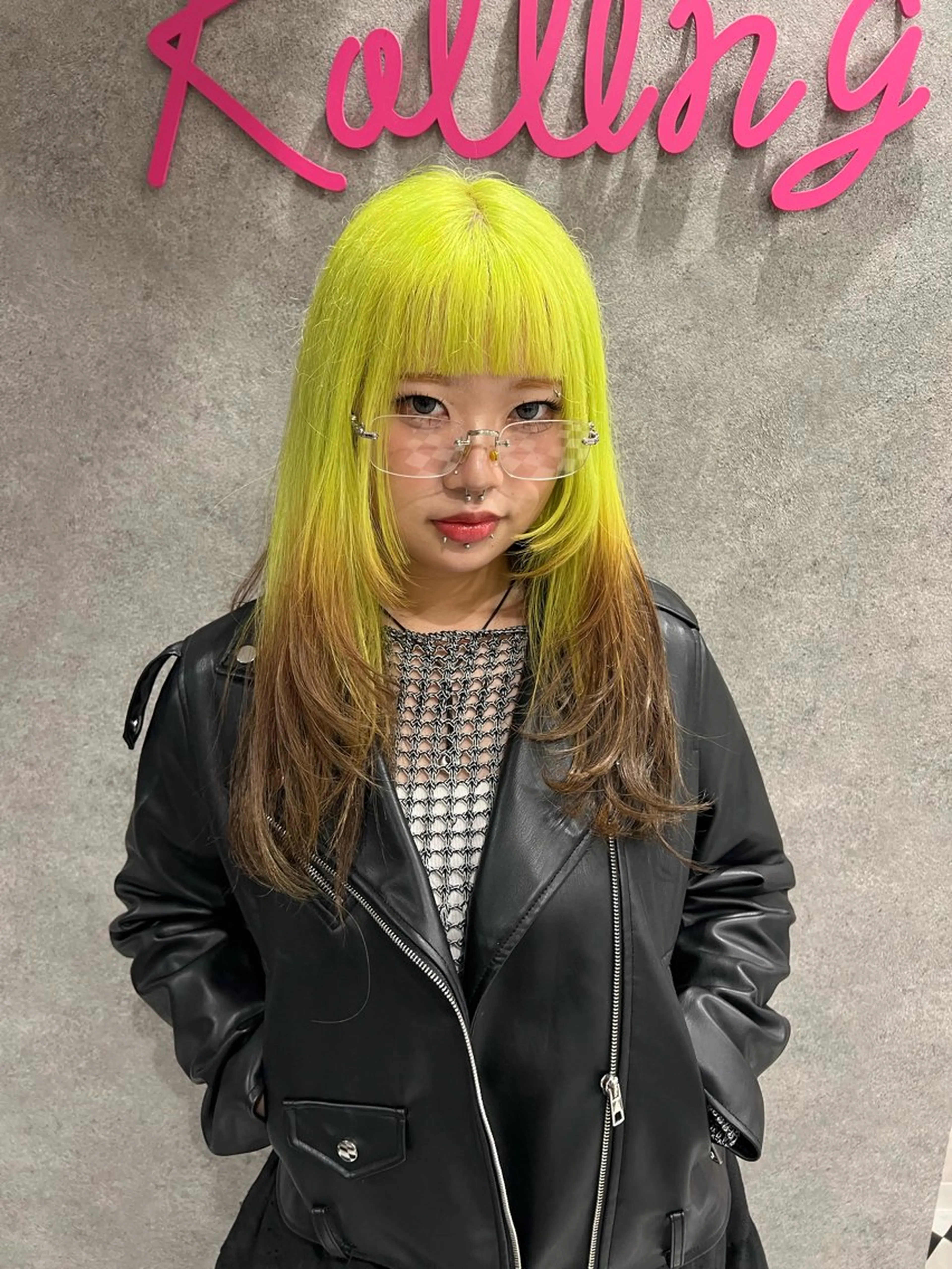 レイヤーカットの写真