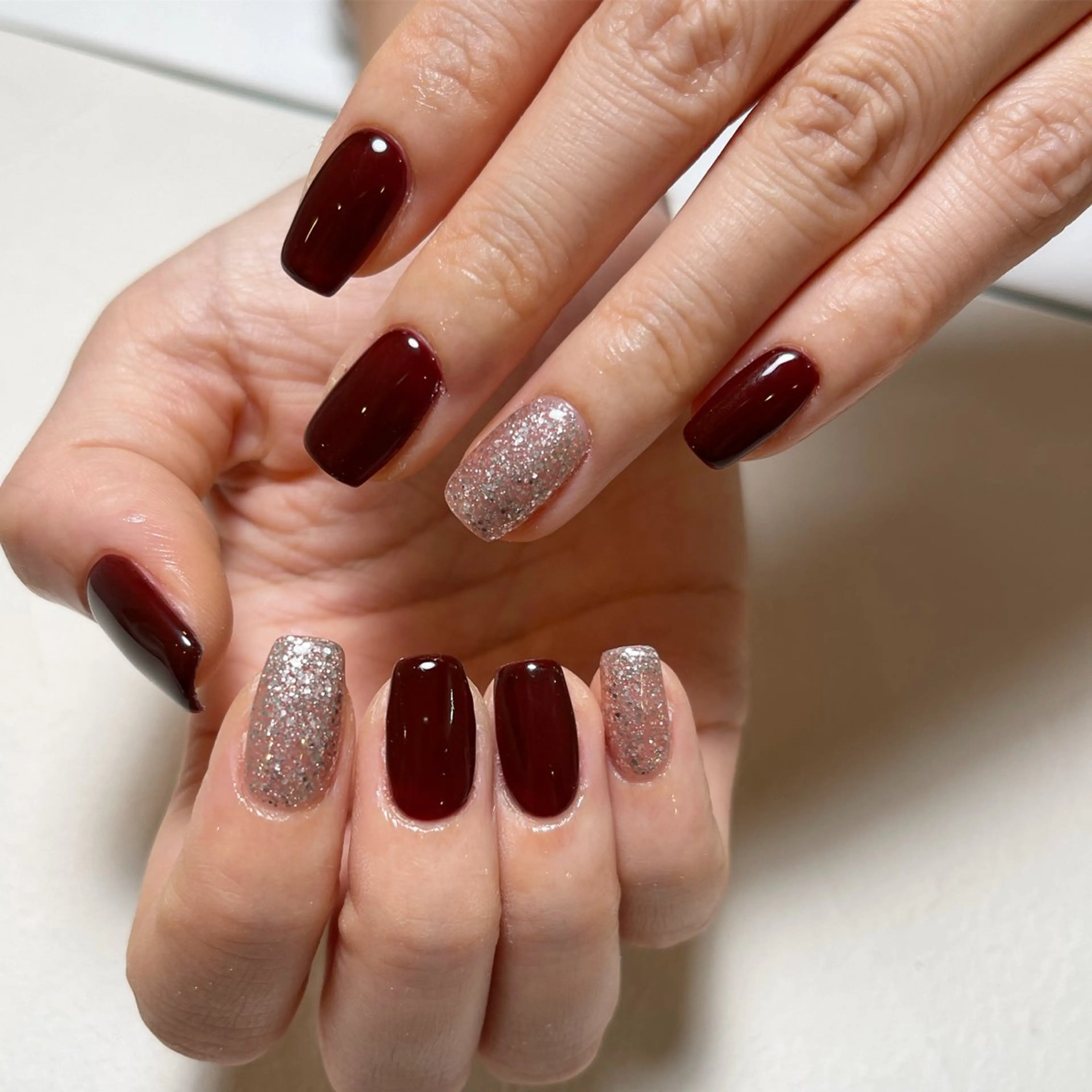 ネイル ハンドネイル 🤎🧸 Aya 🧸🤎のネイルデザイン