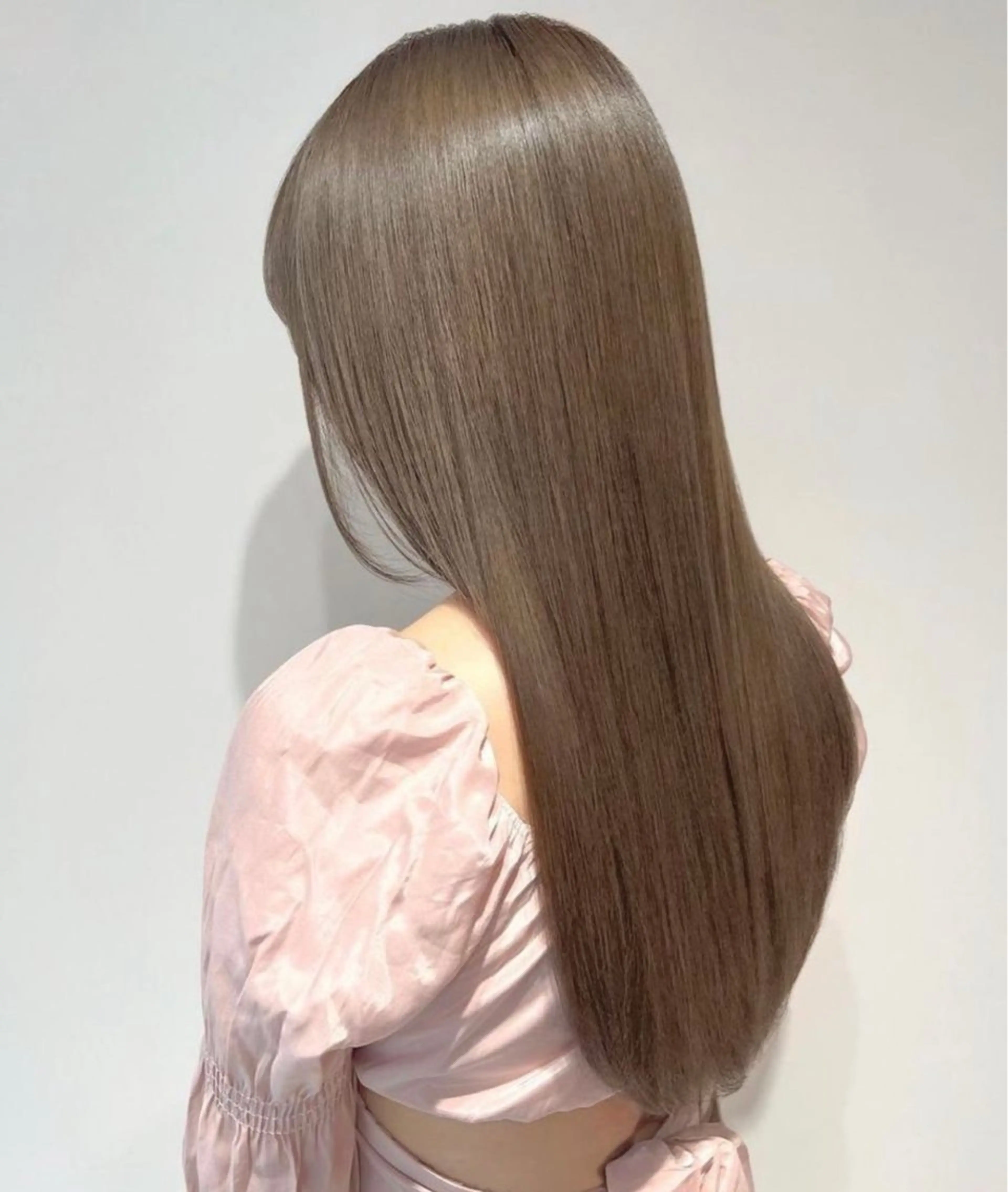 【今だけロング料金無し】似合わせカット+プレミアムカラー+炭酸シャンプー＋髪質改善トリートメント🤍の写真