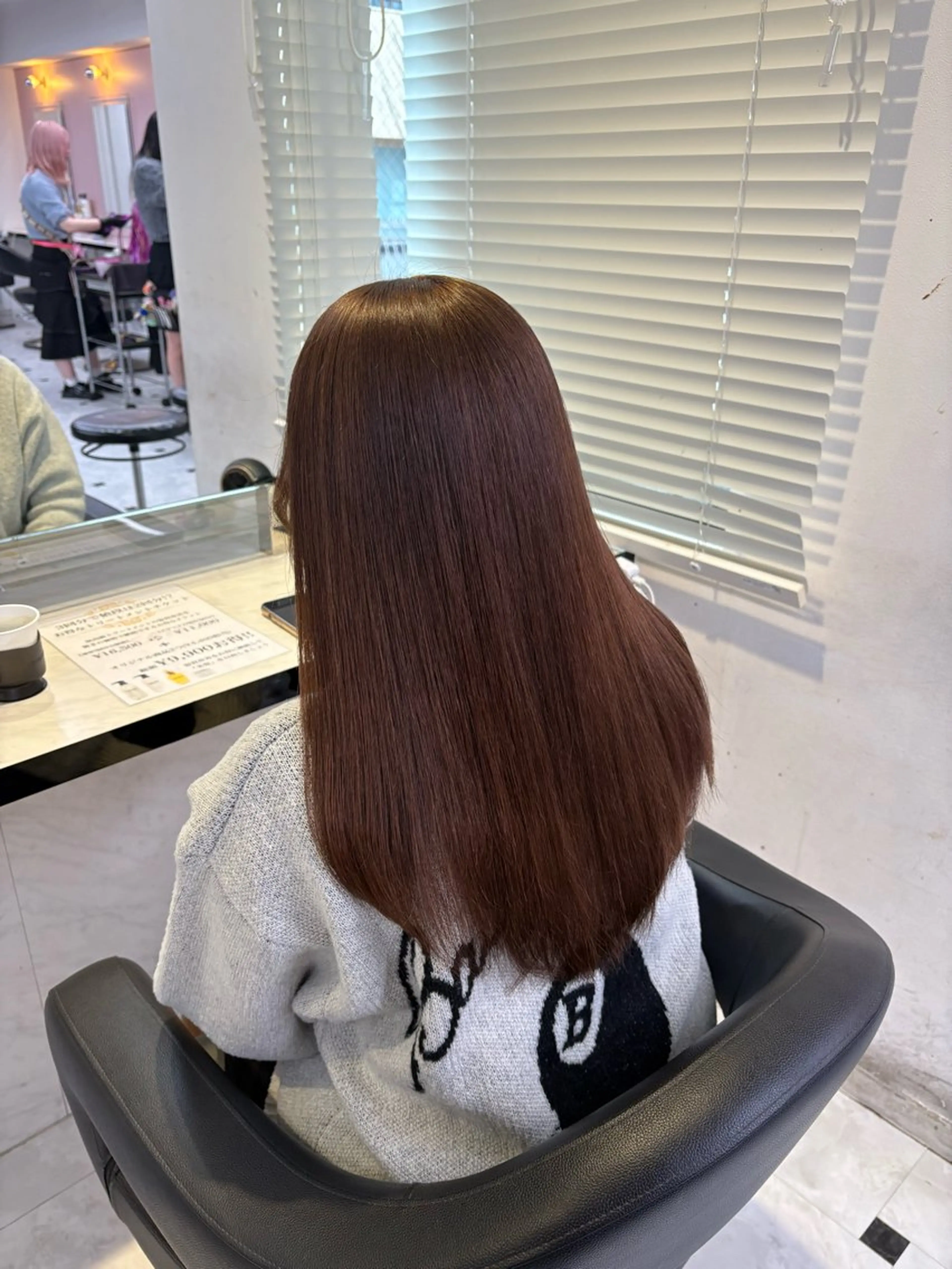 ロング カラー ヘアカラー トリートメント ヘッドスパ ヘアセット 透明感ベージュカラー 🪞上野🪞AIのヘアスタイル