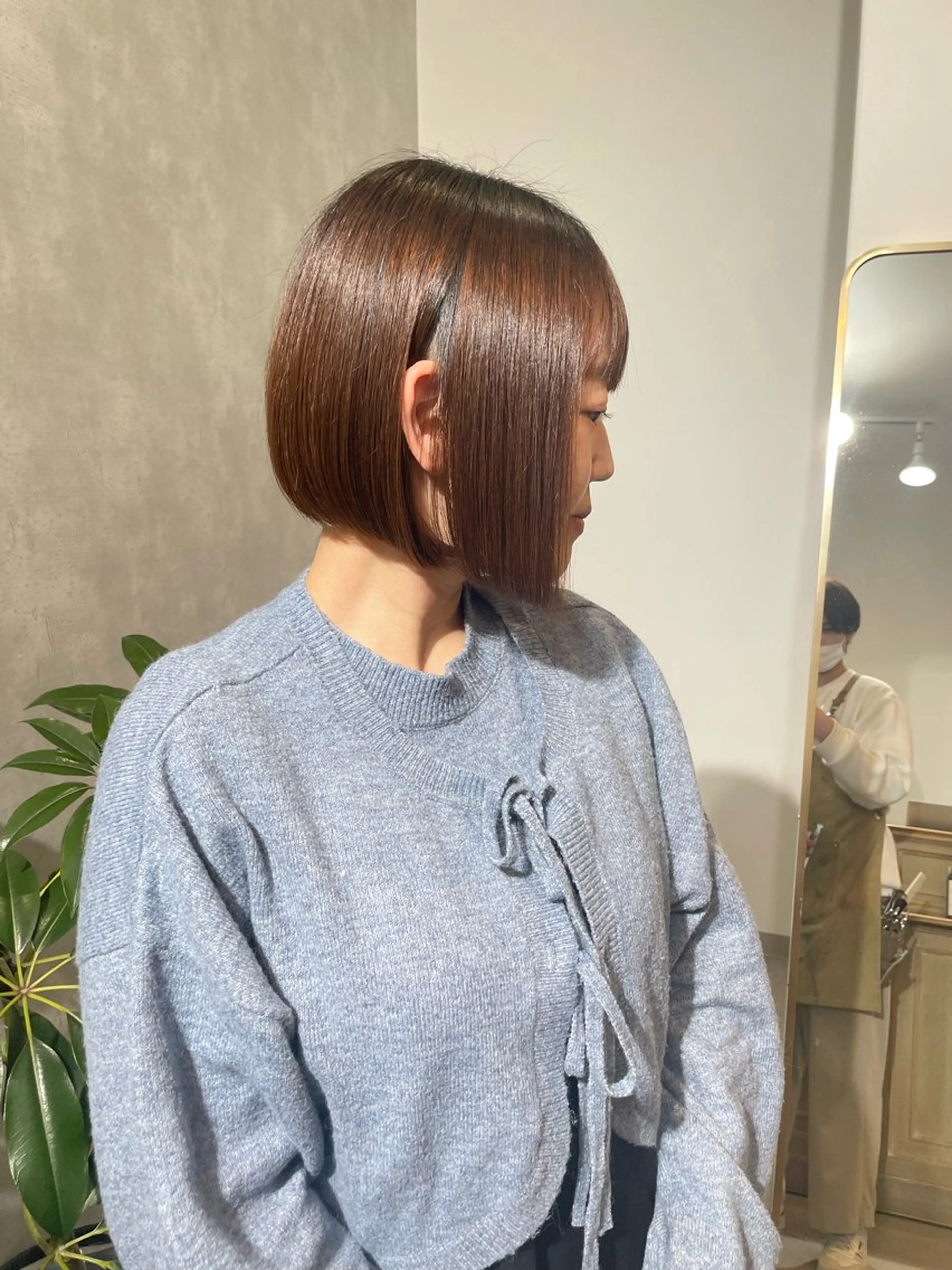 radol髪質改善+カラー+ケアトリートメント（カットなし）￥17600の写真