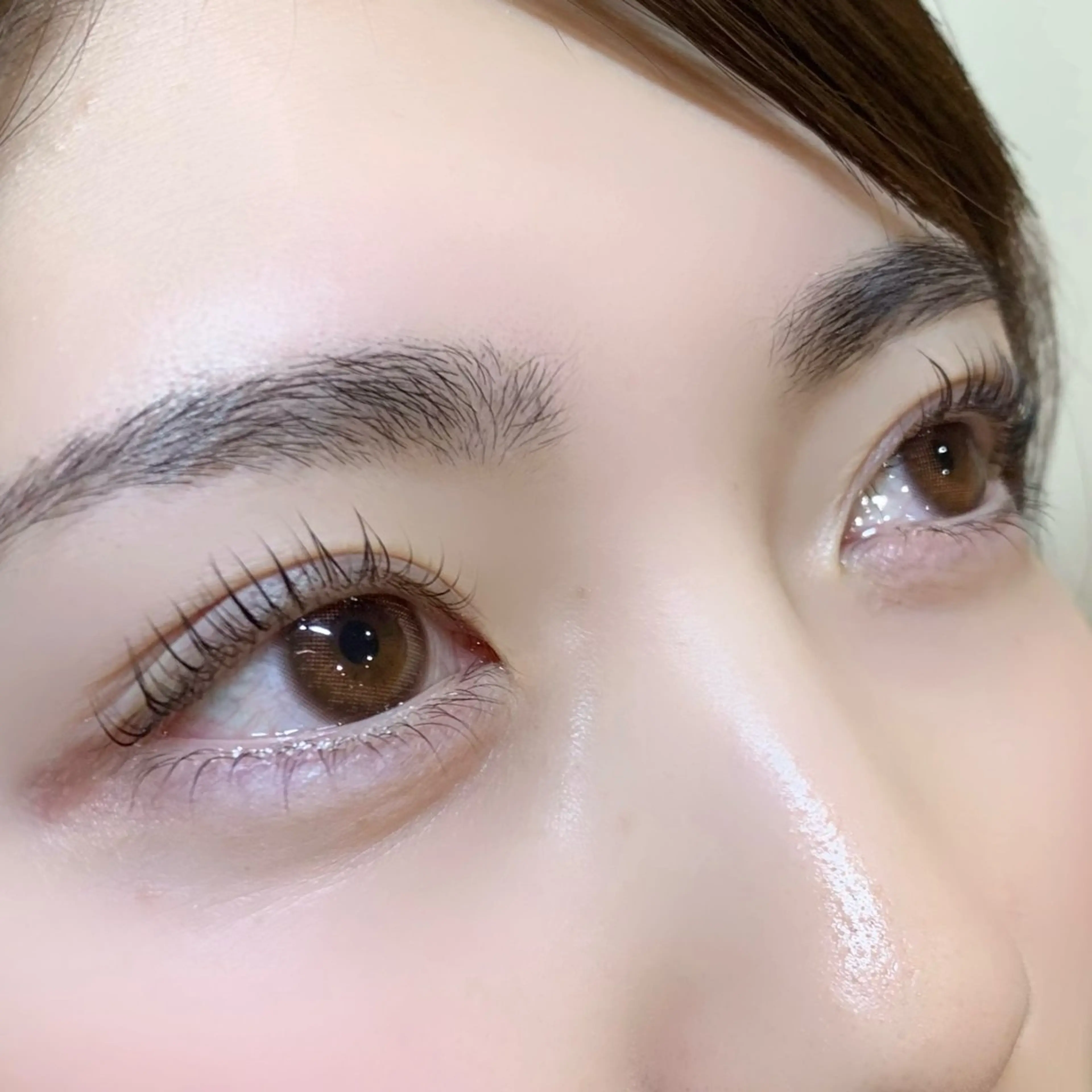 上下🩵 似合わせまつげパーマ（パリジェンヌラッシュリフト）の写真