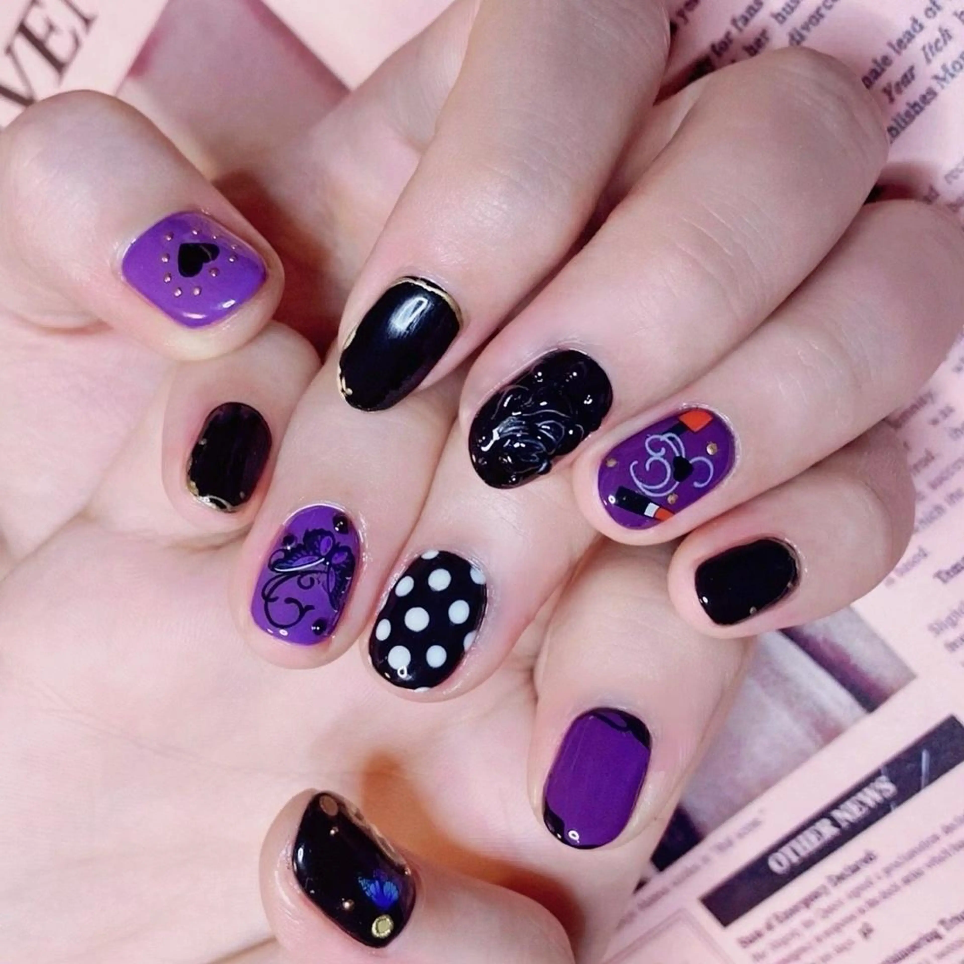 ネイル ハンドネイル NOIROUGE所属・NOI ROUGEのネイルデザイン