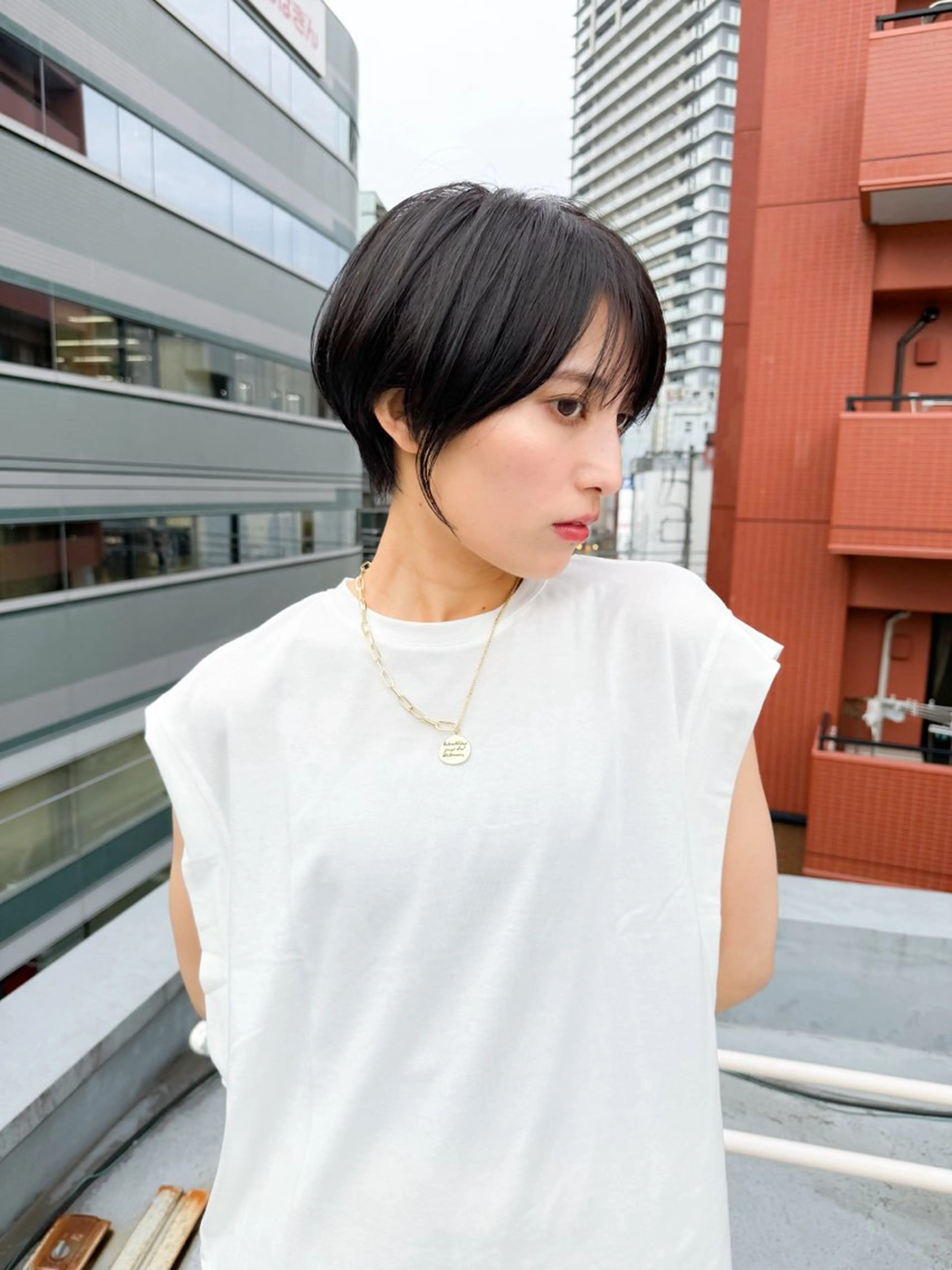 ショート カラー カット ヘアカラー トリートメント ヘアセット 360°キレイな ショートカットのヘアスタイル