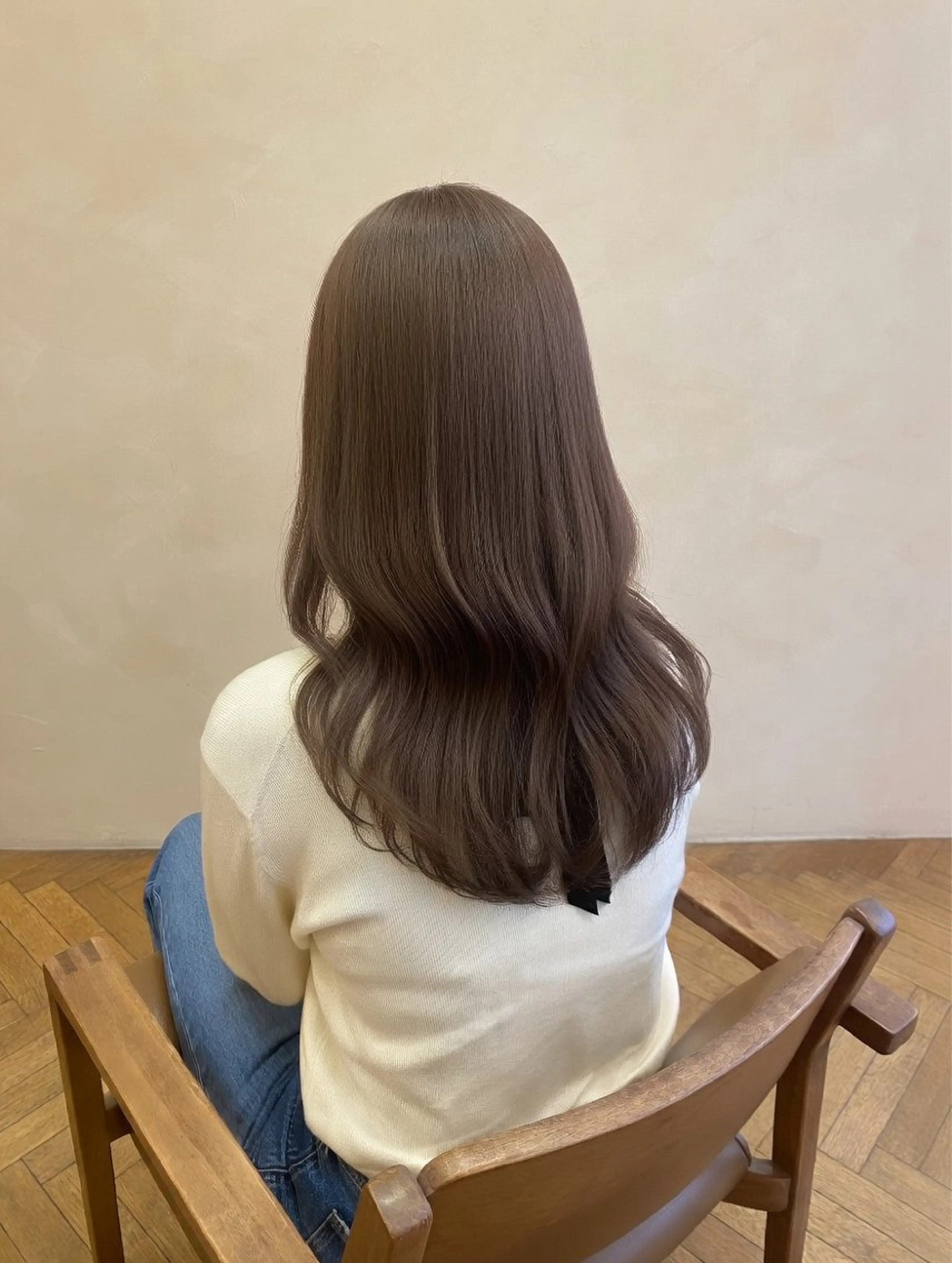 セミロング カラー カット ヘアカラー トリートメント 透明感カラー/ 小顔カット/ミヅキのヘアスタイル