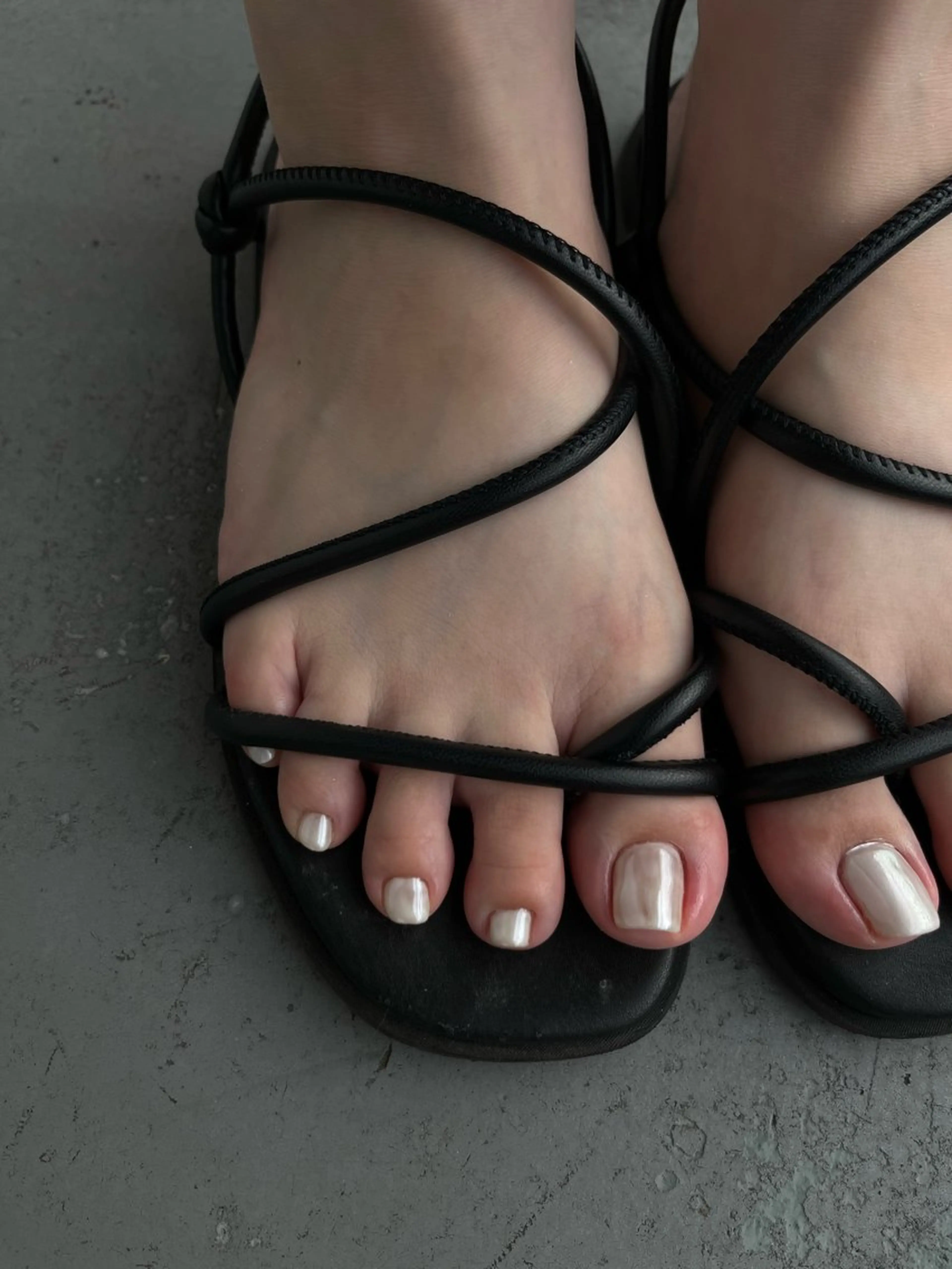 ネイル ホワイト lenina mamiのネイルデザイン