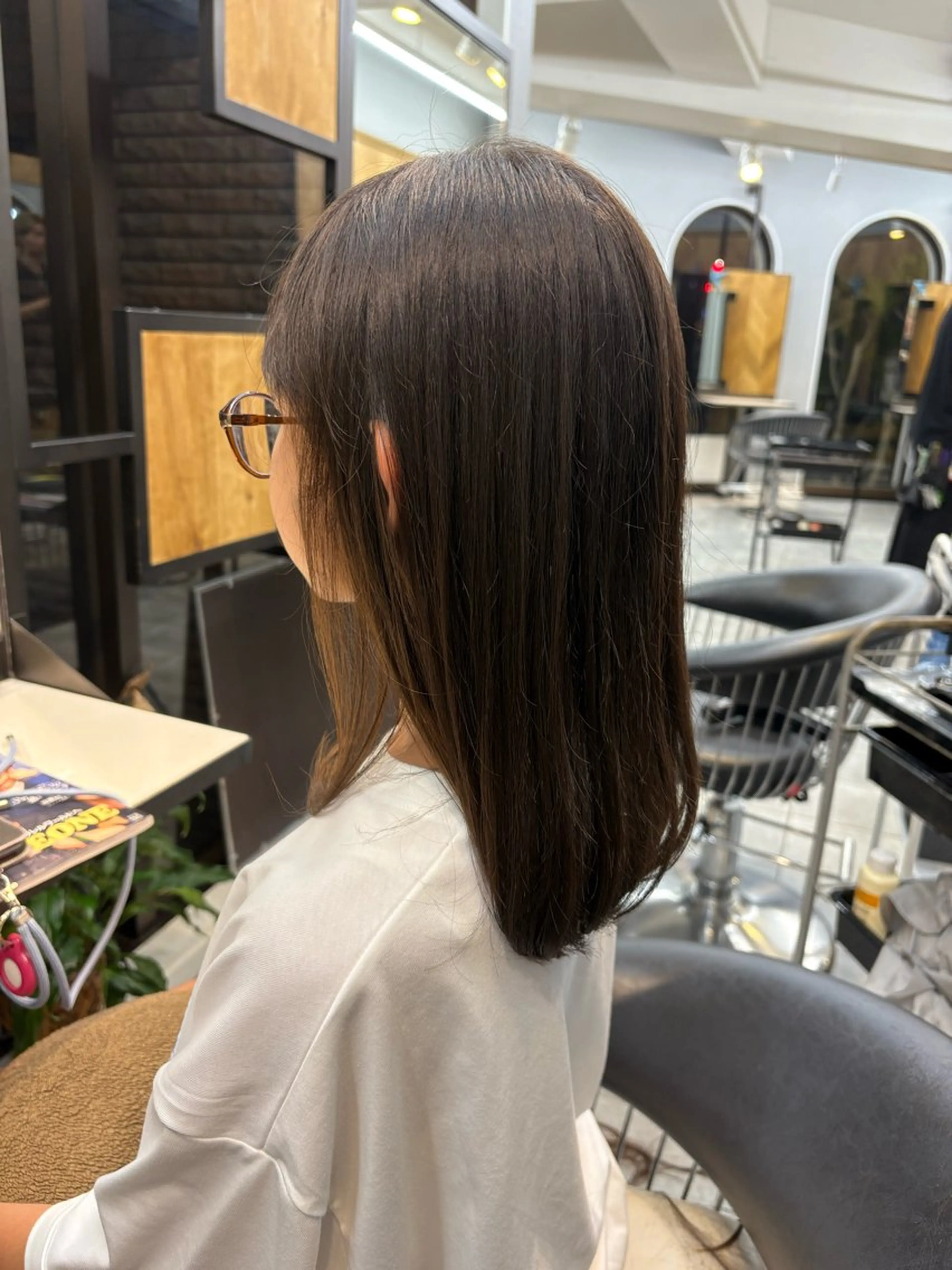 ミディアム たまプラーザ/駅近/ CASA/前田 朋輝のヘアスタイル