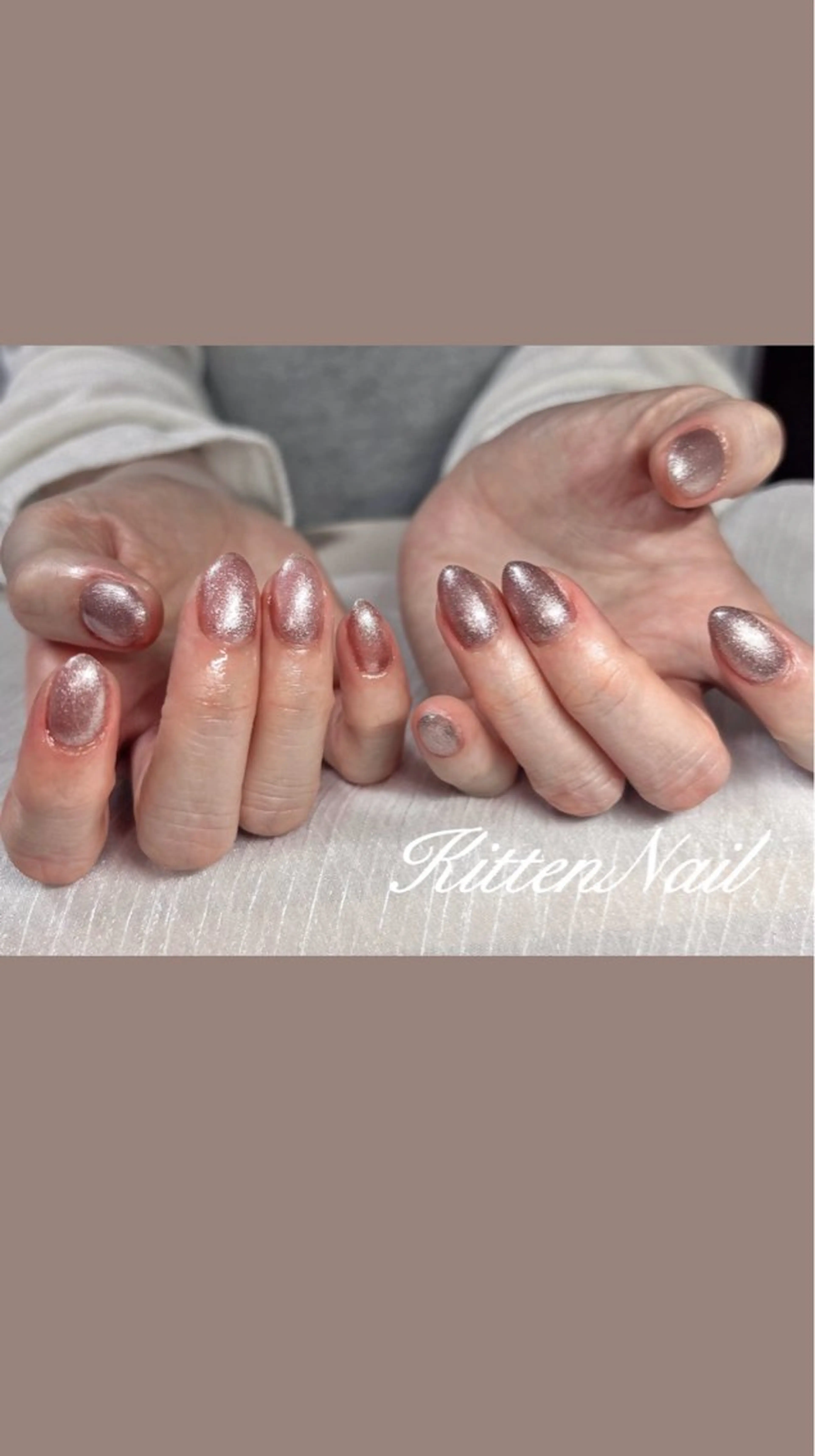 ネイル ハンドネイル コネコネイルサロン モデル用のネイルデザイン