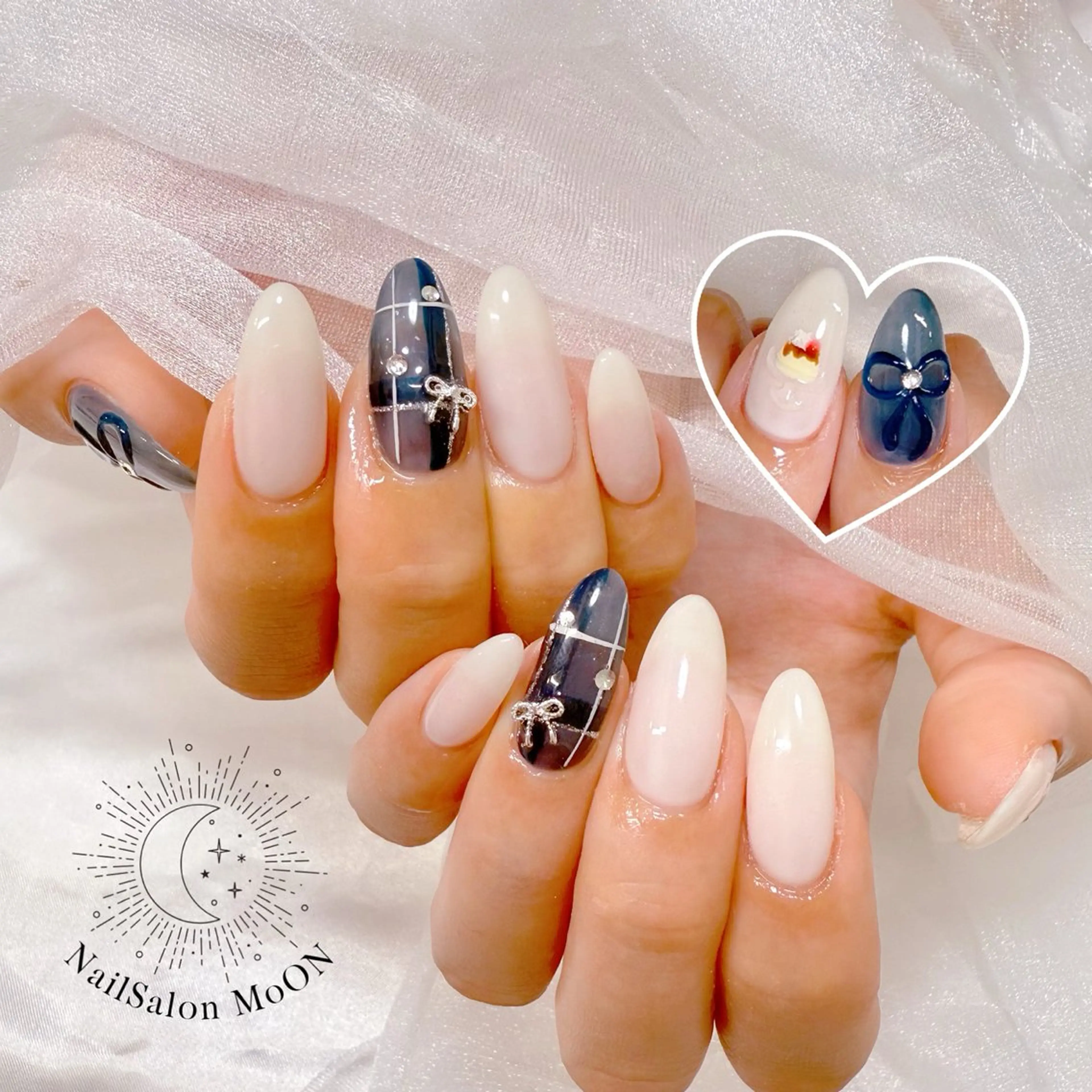 ネイル ハンドネイル ハンドケア MoON...❤︎ MeGuのネイルデザイン
