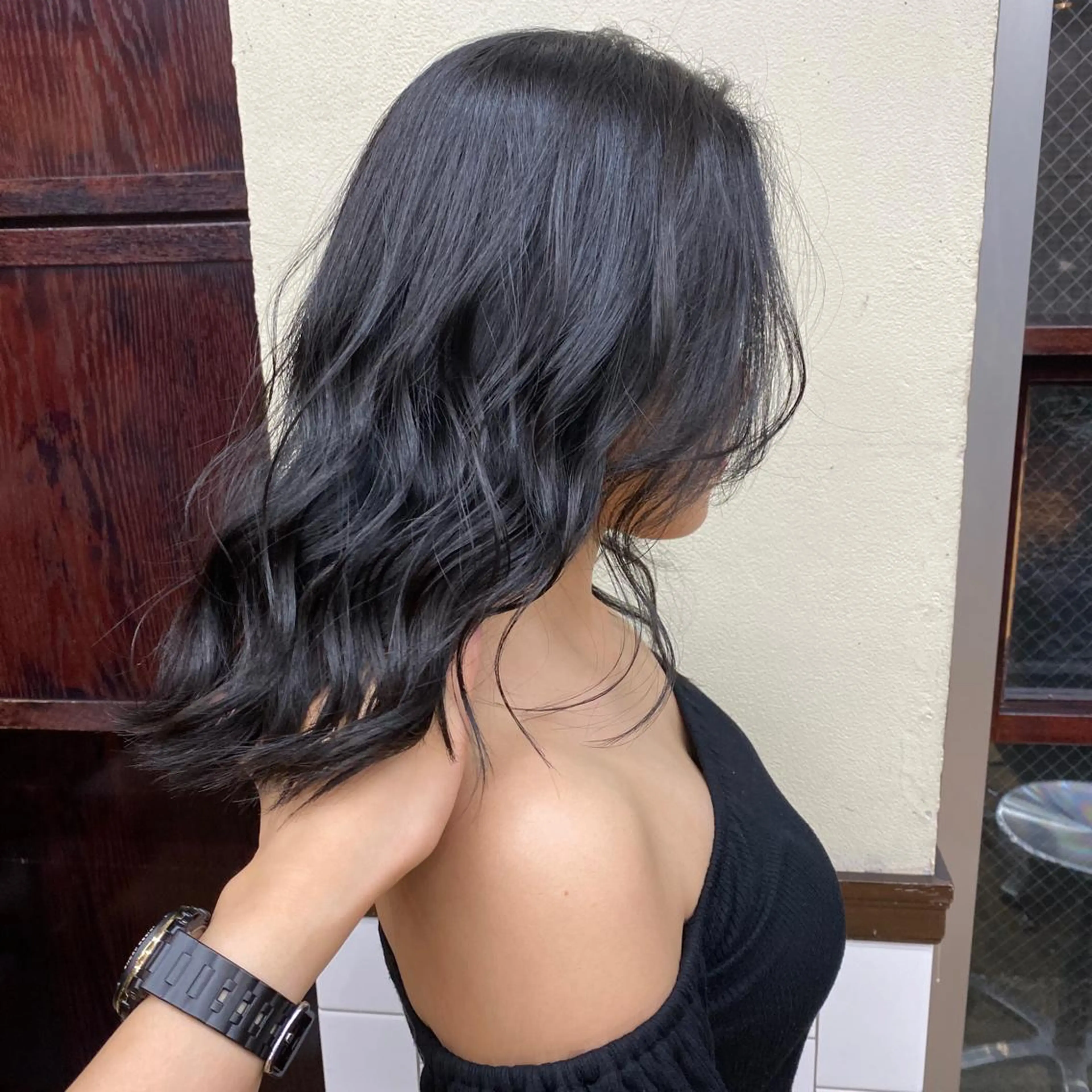 セミロング カラー ヘアカラー イシカワ エリナのヘアスタイル