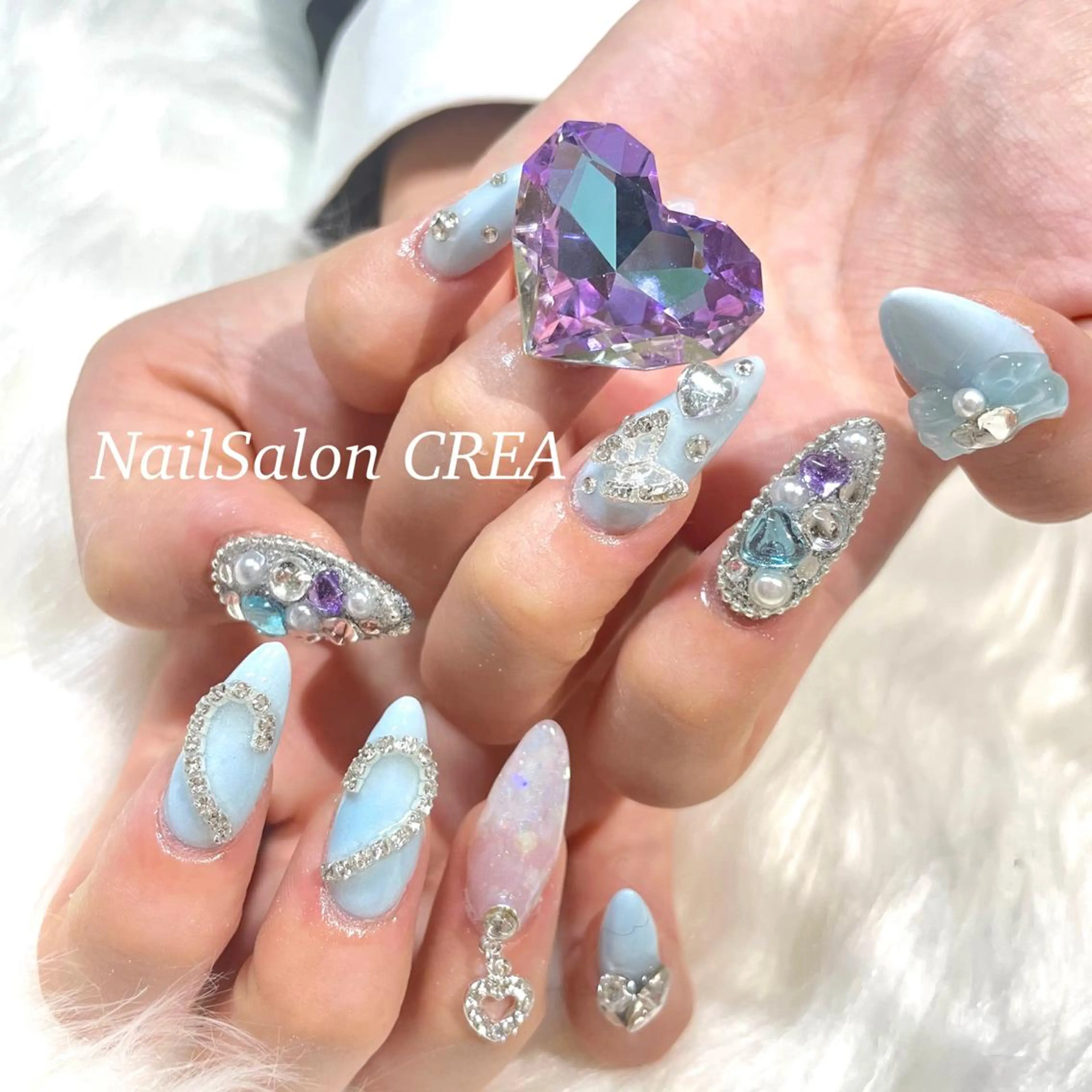 ネイル 成人式 ハンドネイル NailSalon CREAのネイルデザイン