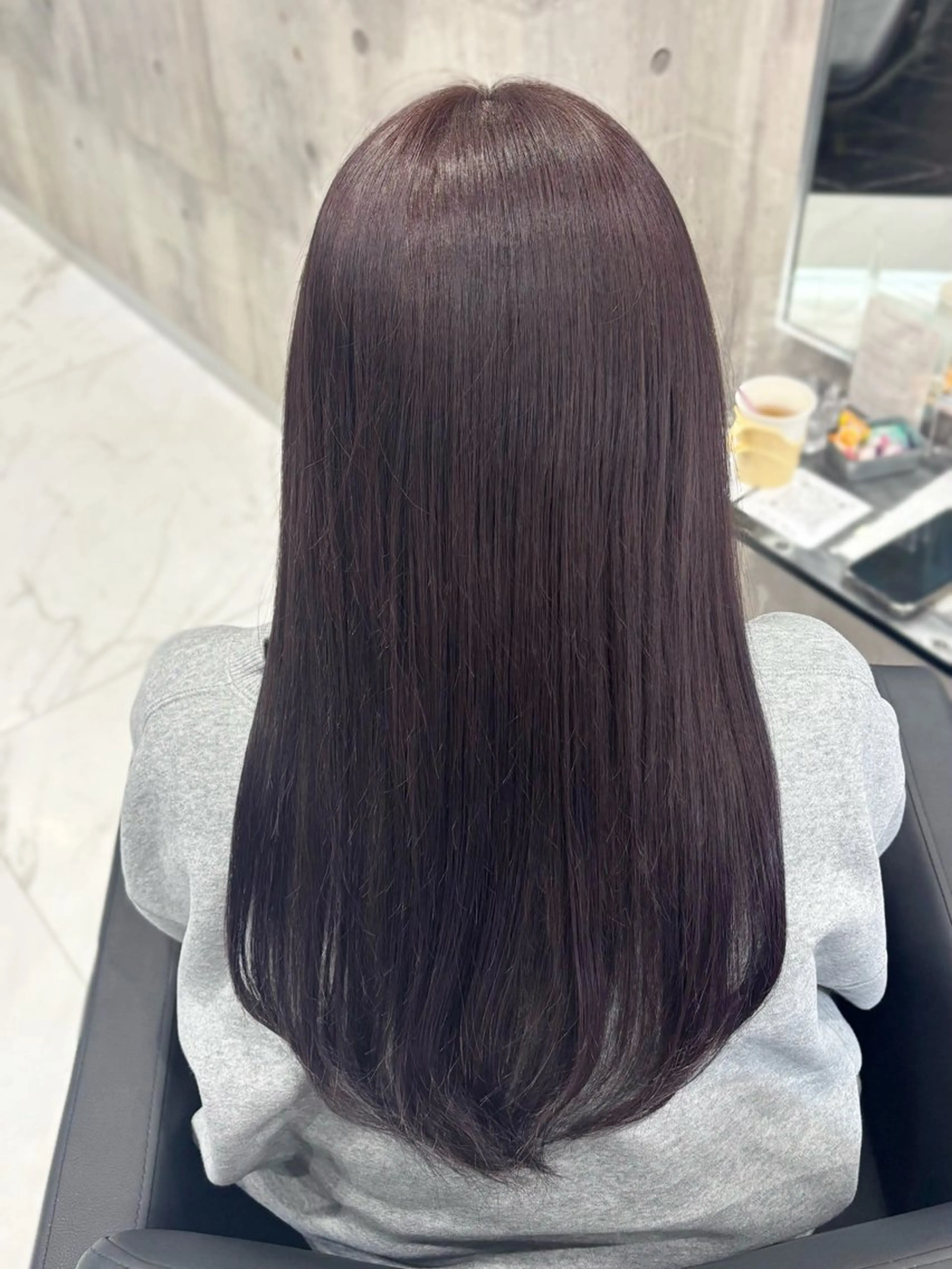 カラー ブリーチ ブラウンカラー 透明感カラー ダブルカラー ラベンダーカラー ヘアカラー トリートメント ♡ダメージレス艶モテ カラー🎀ᩚMIKUのヘアスタイル