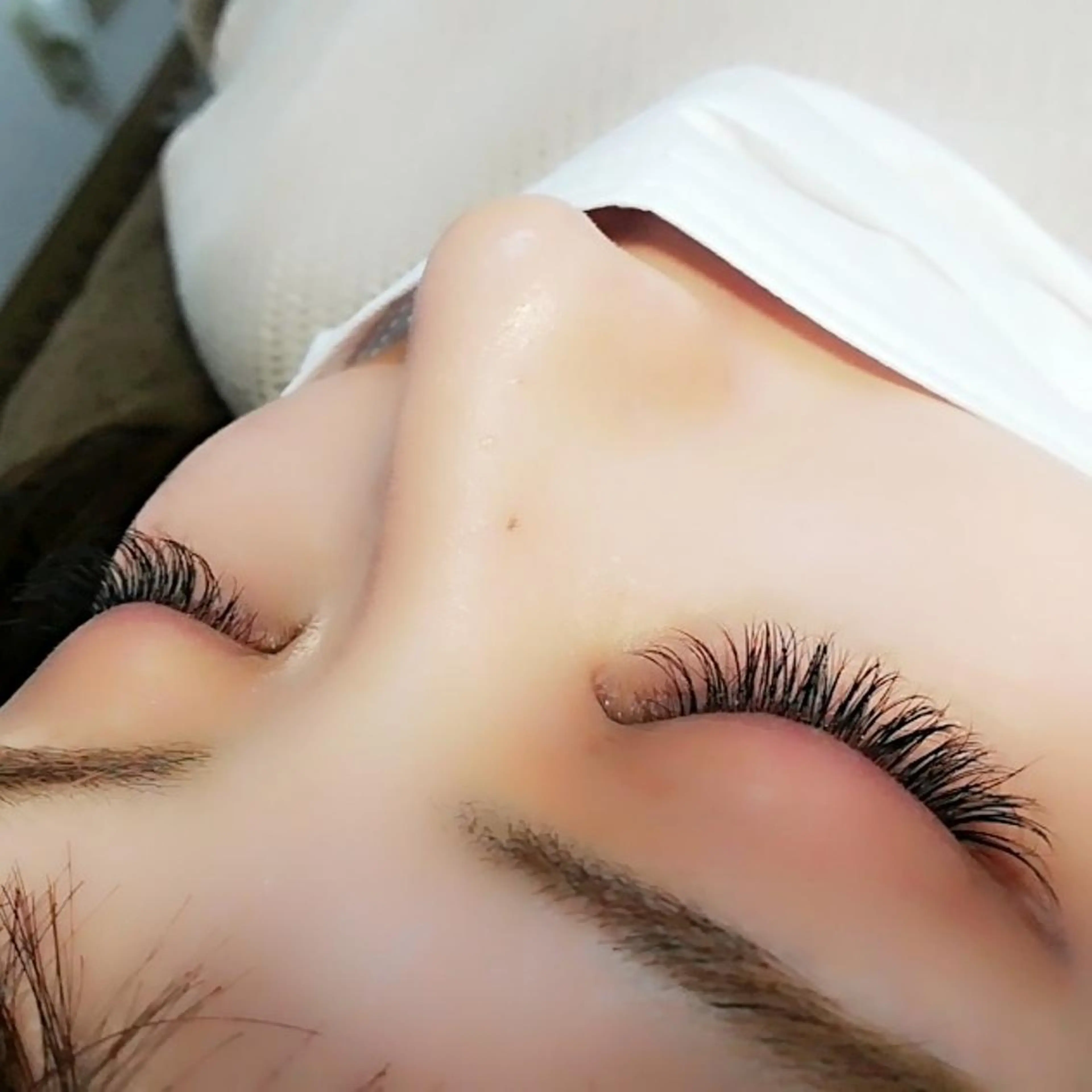 マツエク・マツパ 付け放題 フラットラッシュ 目尻長め ナチュラル セーブル 吉岡 ゆうなのマツエク・マツパデザイン