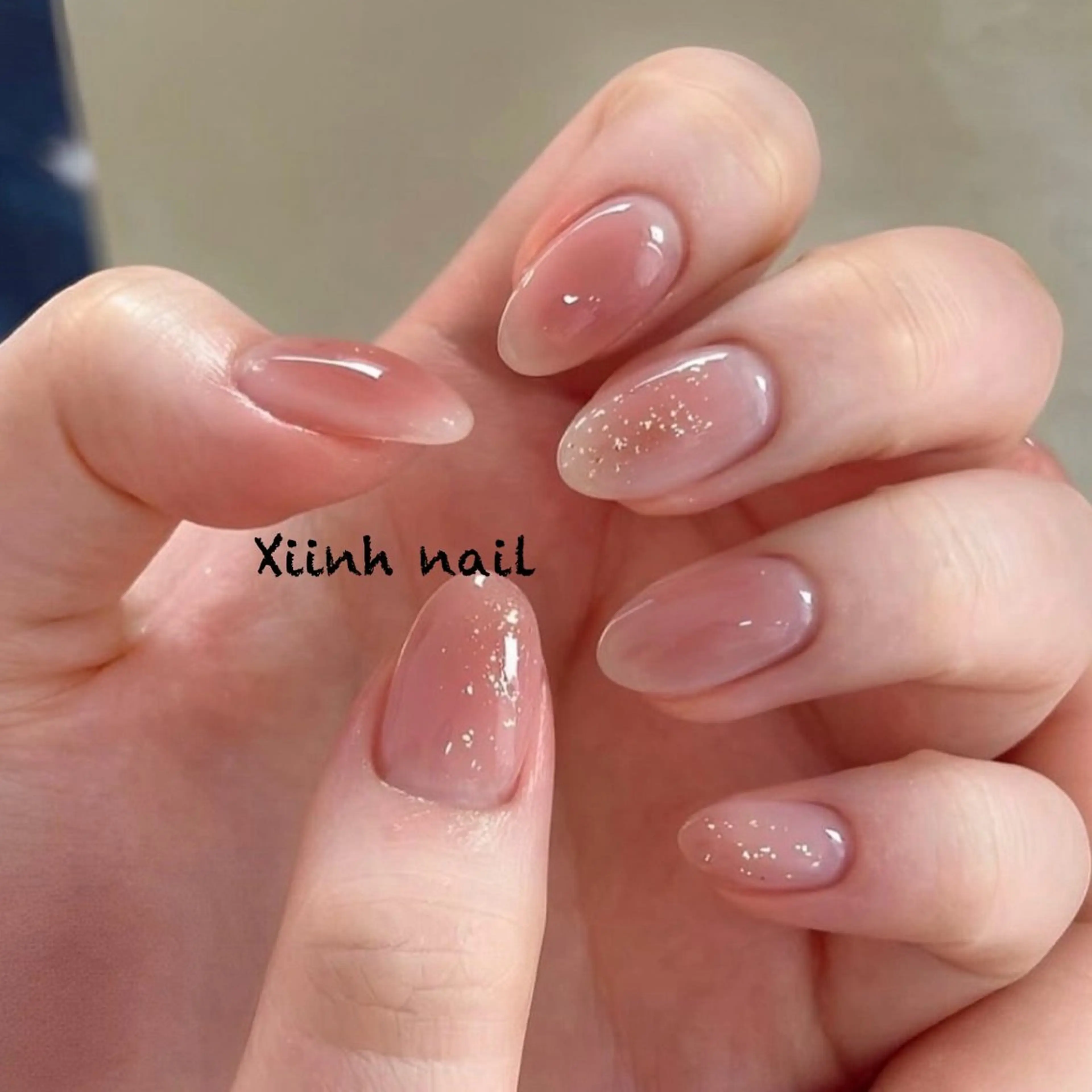 ネイル チークネイル 桜ネイル フットネイル フレンチネイル ジェルネイル ハンドネイル XIINH NAIL SALONのネイルデザイン