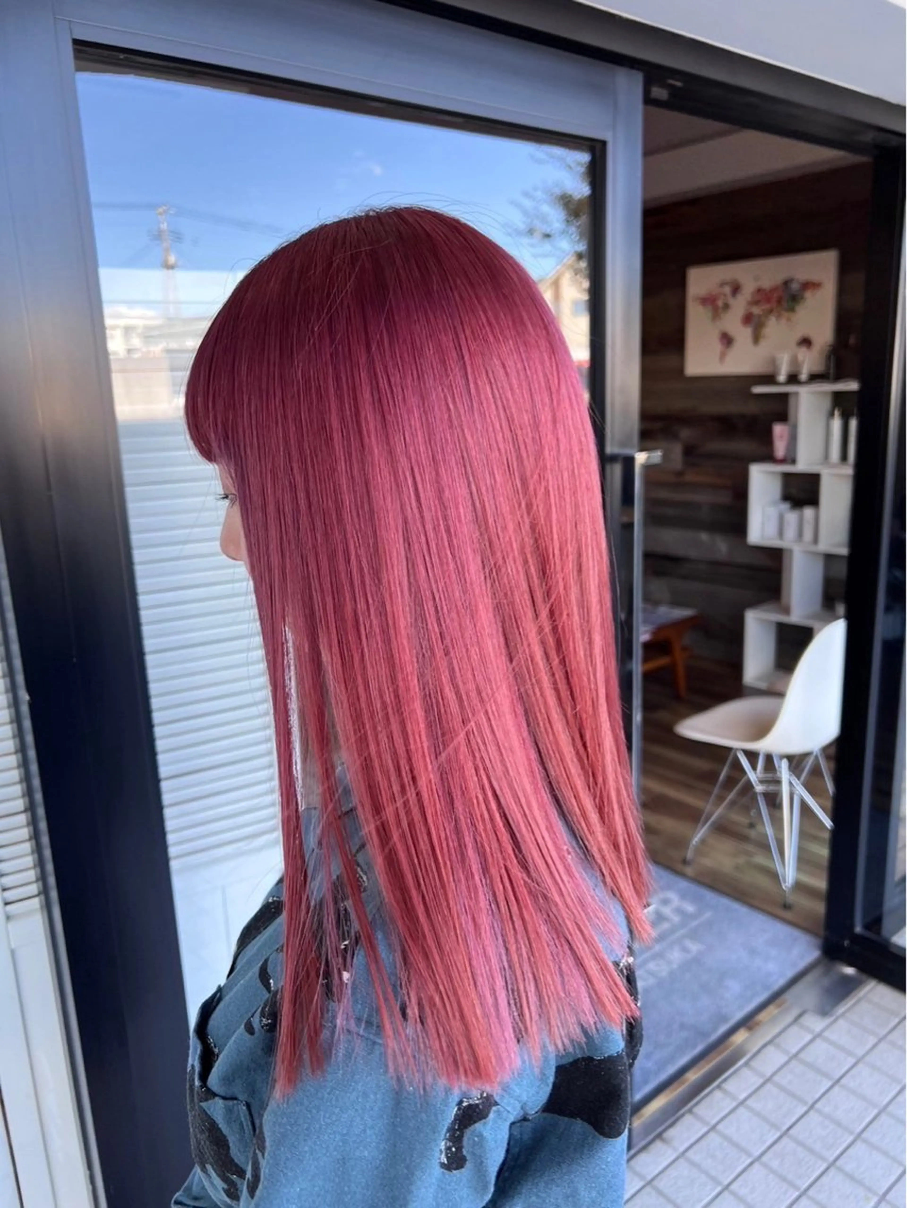 セミロング GLITTER赤塚店所属・GLITTER ハイ トーン🎀北野佑季のヘアスタイル