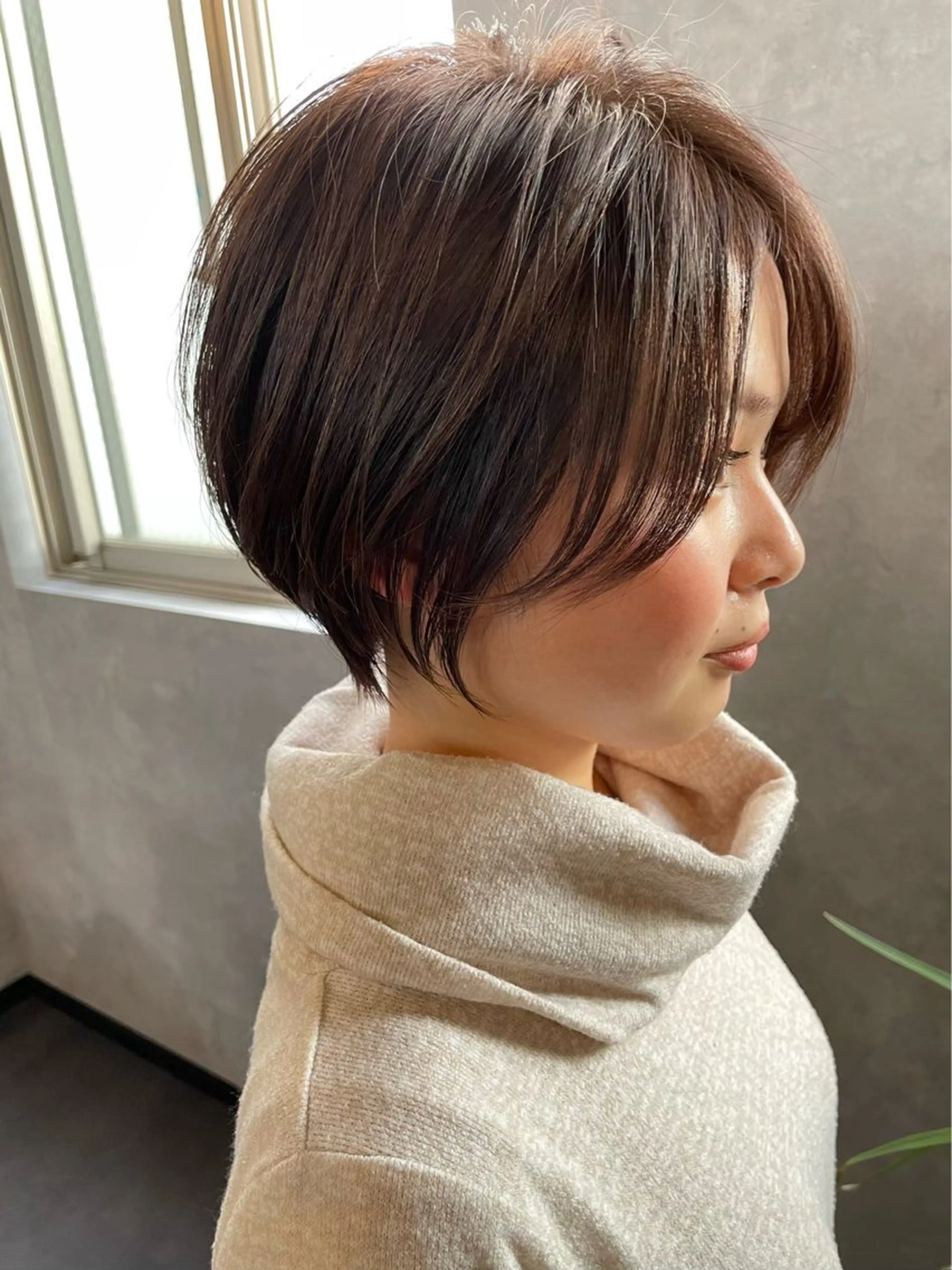 ショート ショートヘア 縮毛矯正 👑白髪ケア👑 ウメダナオヤのヘアスタイル