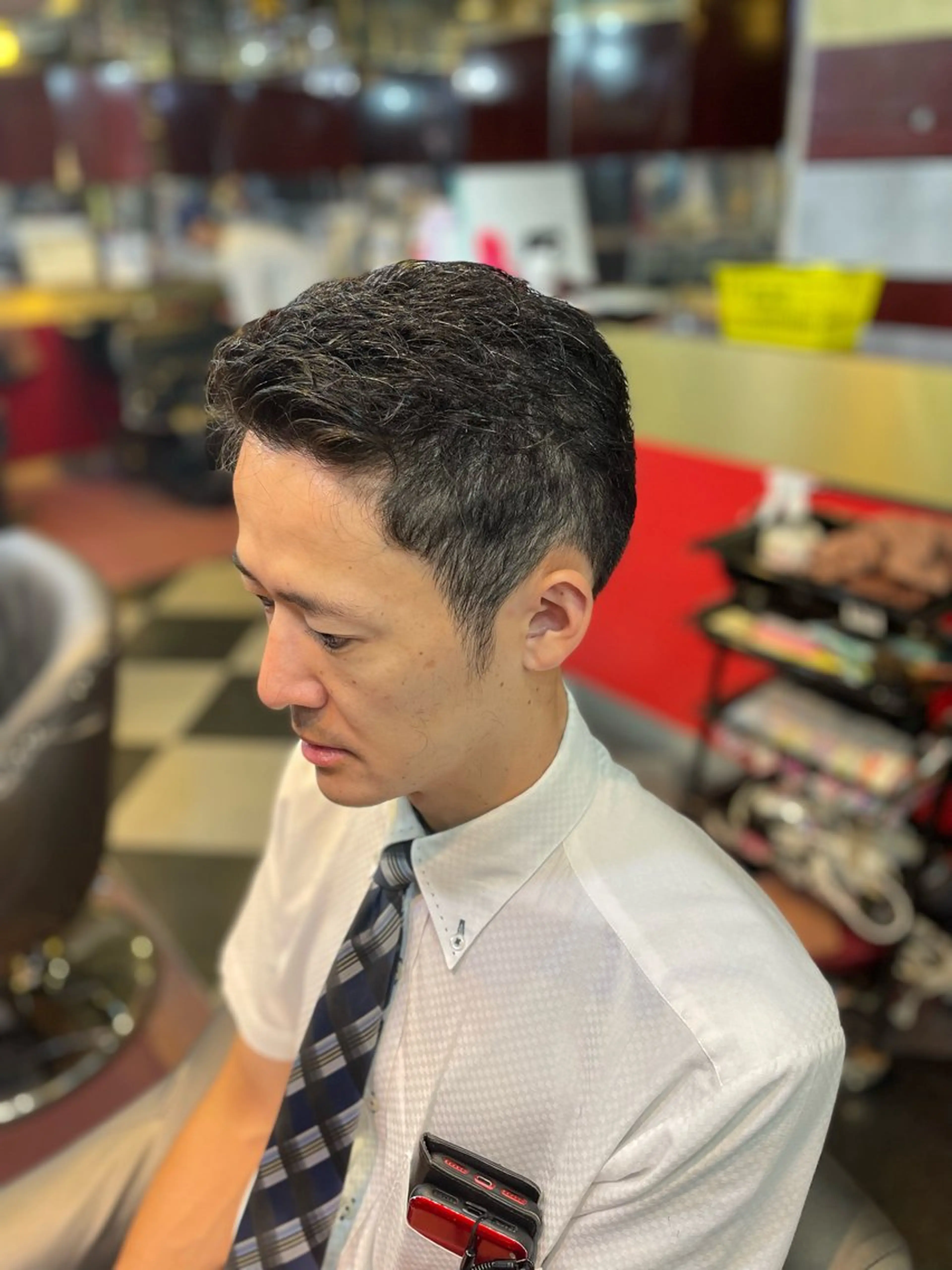 メンズ ビジネス メンズショート 👑派手髪/カット 👑ANRYのヘアスタイル