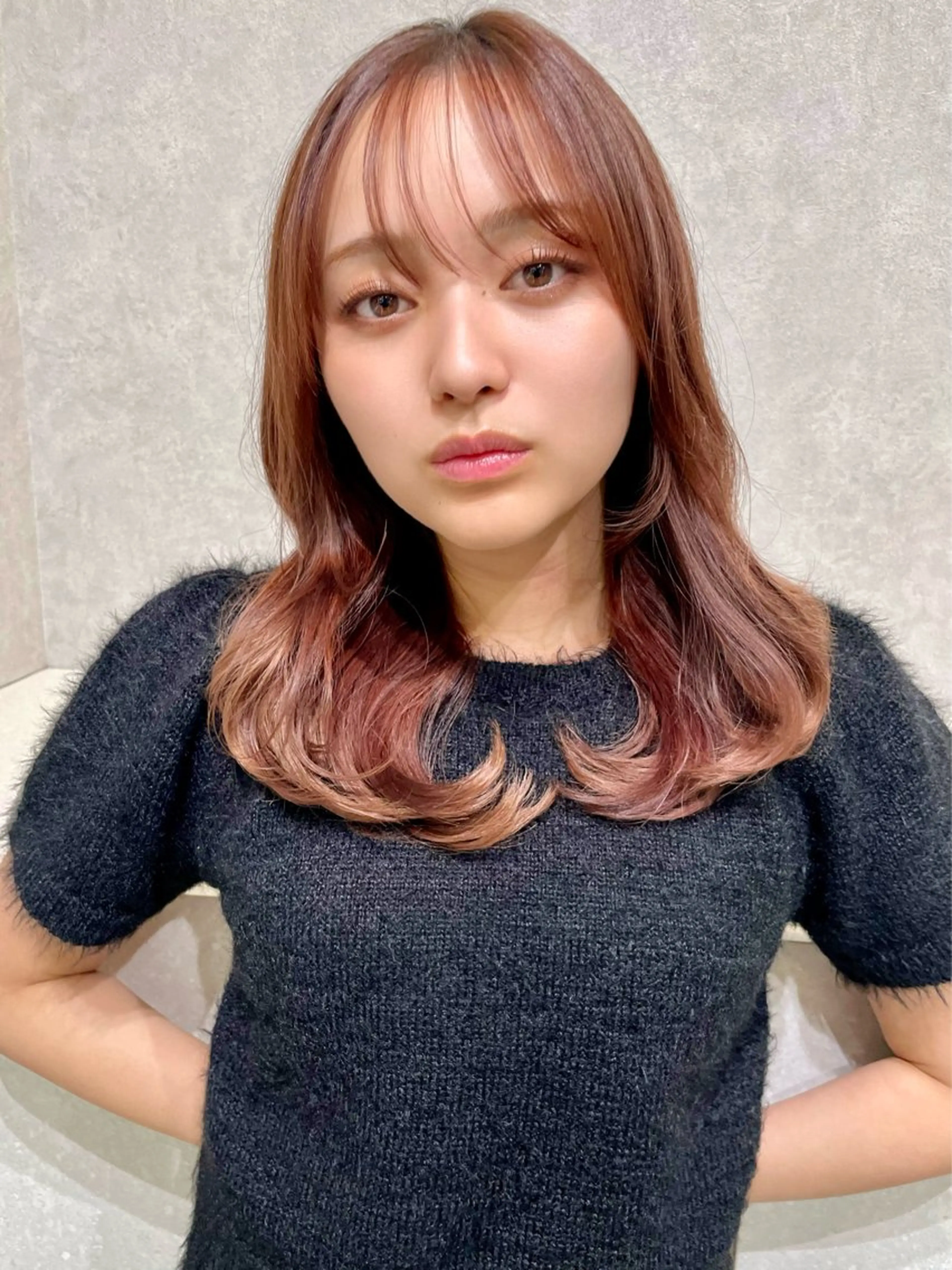 ロング レイヤー/韓国/ 顔周り/しんやのヘアスタイル