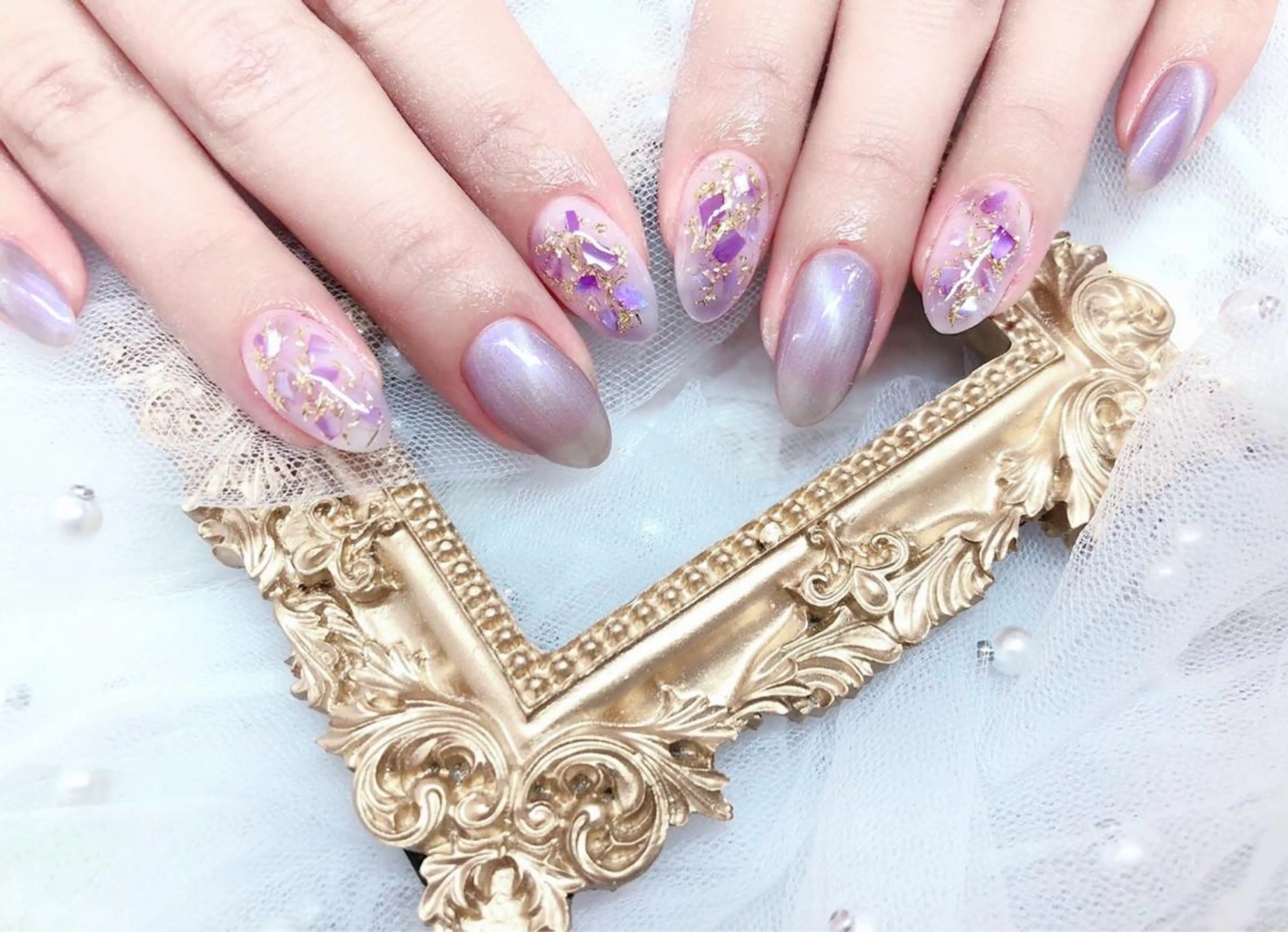 ネイル ハンドネイル マジックミラー所属・マジック ミラーのネイルデザイン