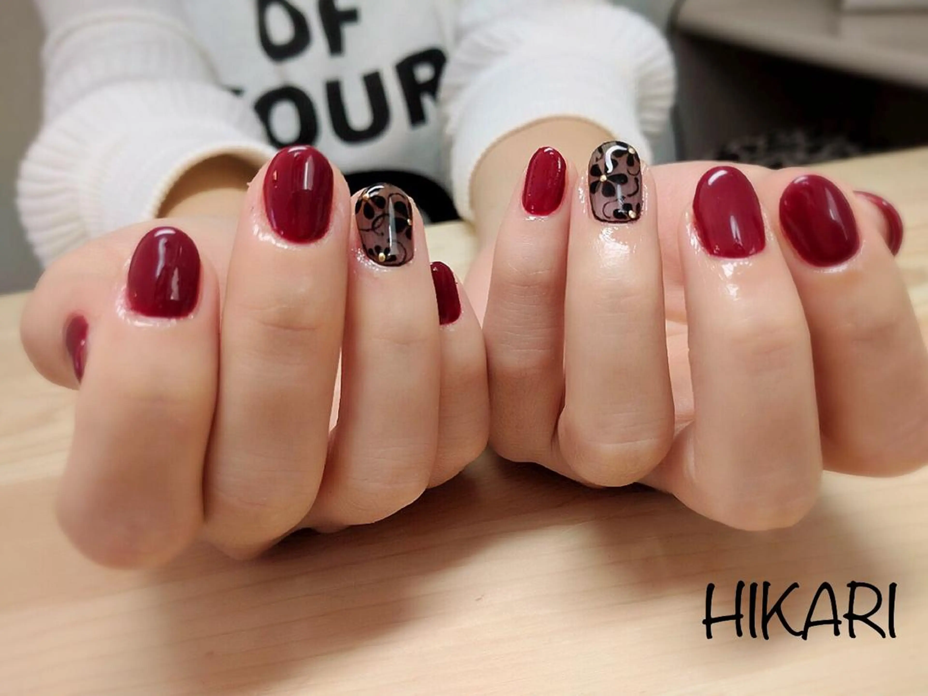 ネイル ボルドー CULU -LUのネイルデザイン