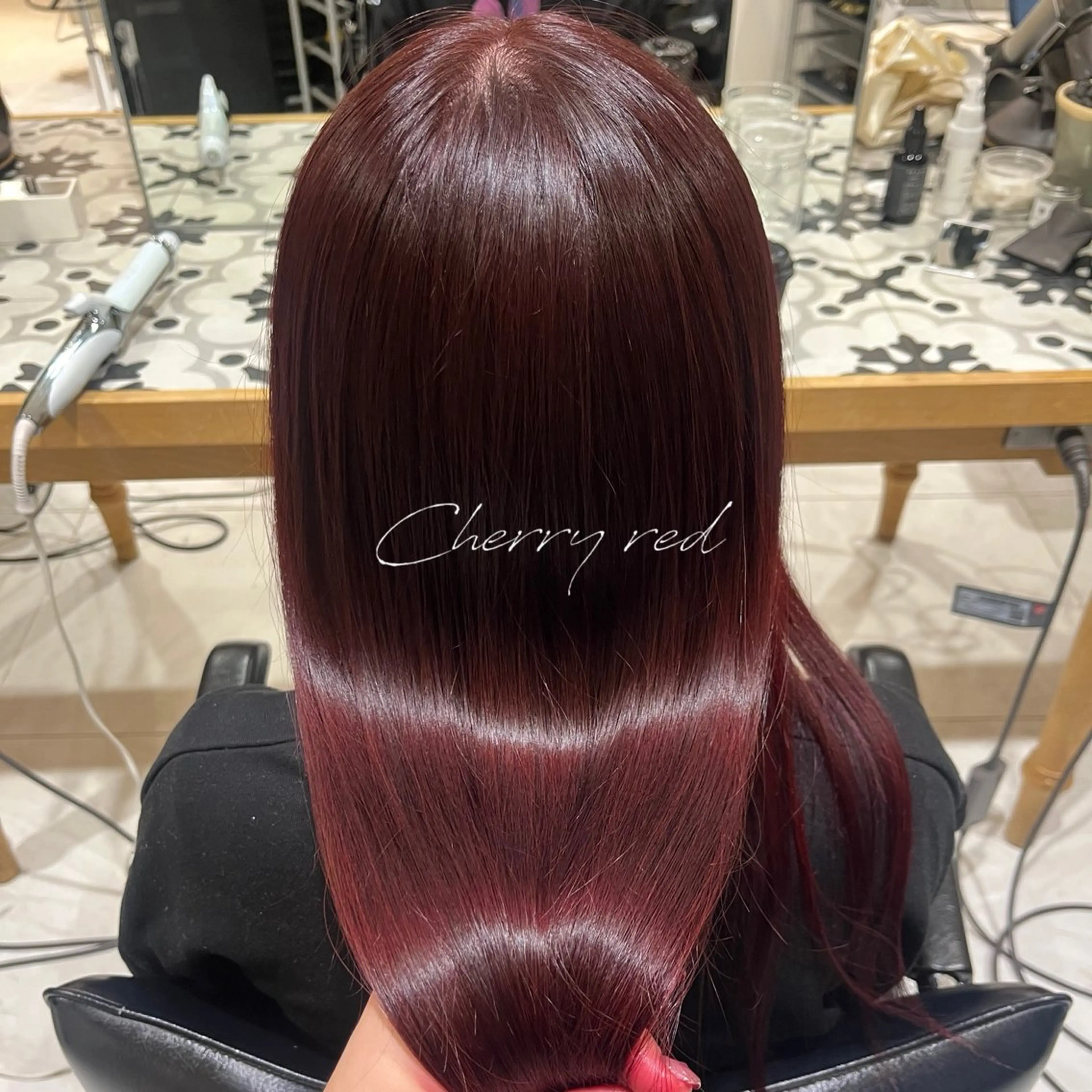 ロング カラー ヘアカラー トリートメント ナミ🩶暗髪/暖色 ❤️/透明感/縮毛のヘアスタイル